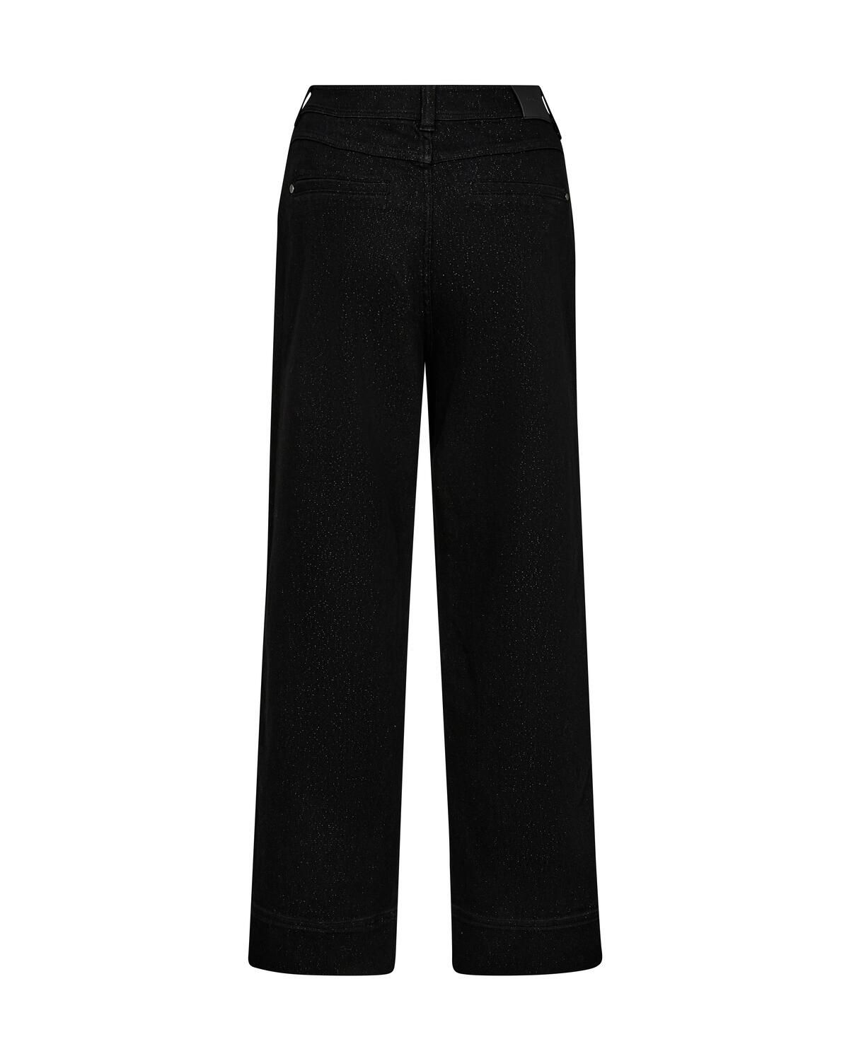 Soey Shimmer jeans - sort/glitter