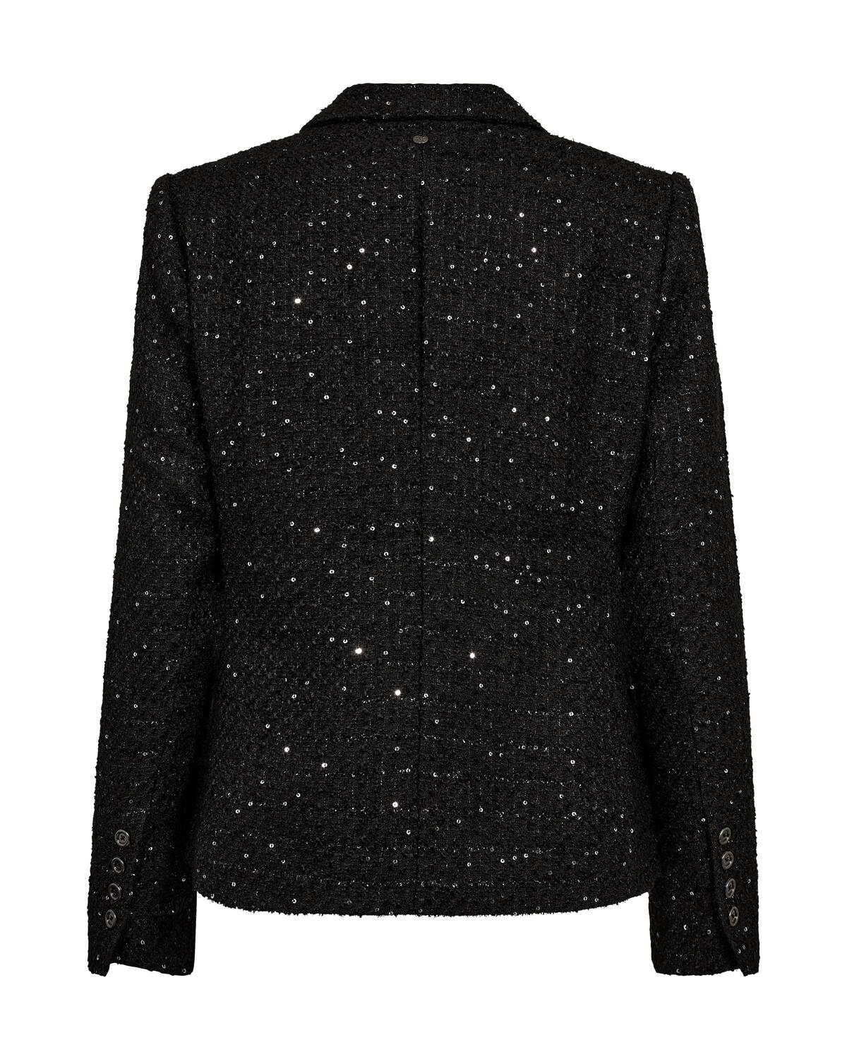 Belize Bouce blazer - sort/glitter