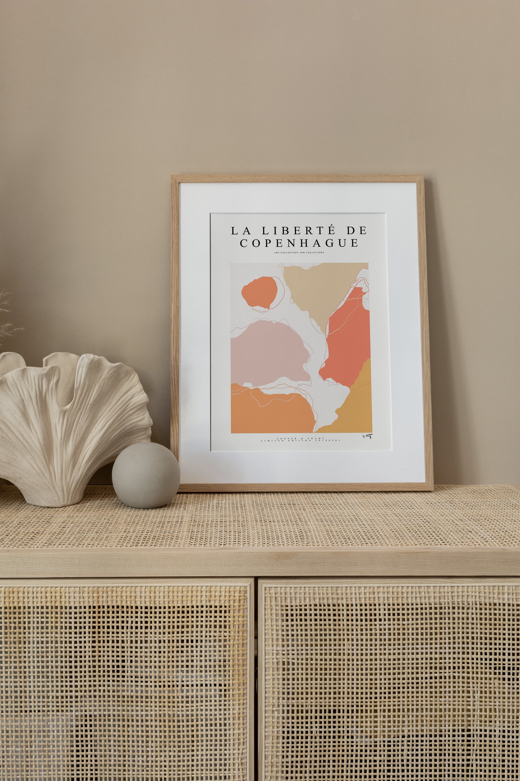 Køb Collection plakat, La liberté de copenhague 2019 001 A3 fra