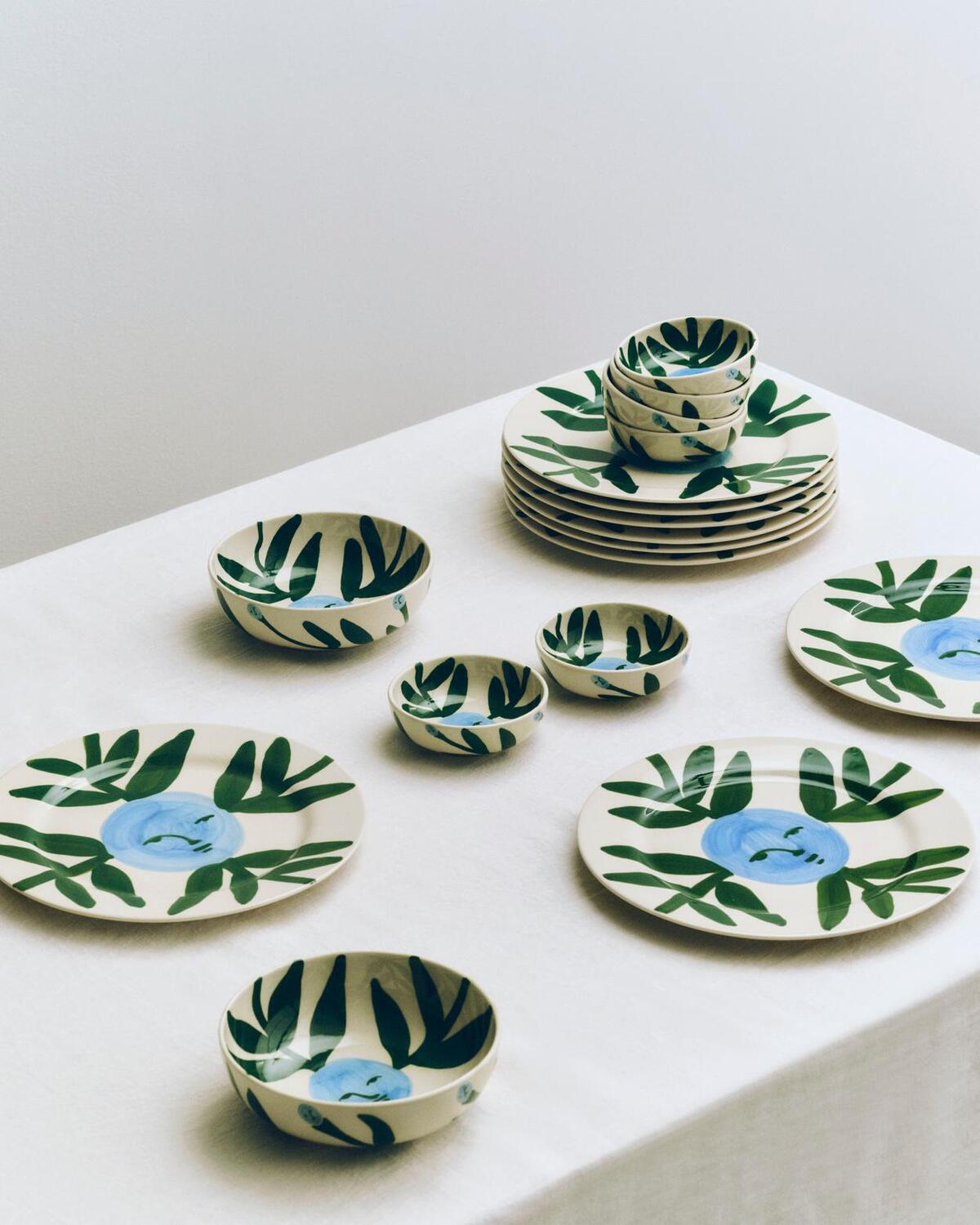 x Emma Kohlmann Moon Face Vine skål - Ø12 cm.