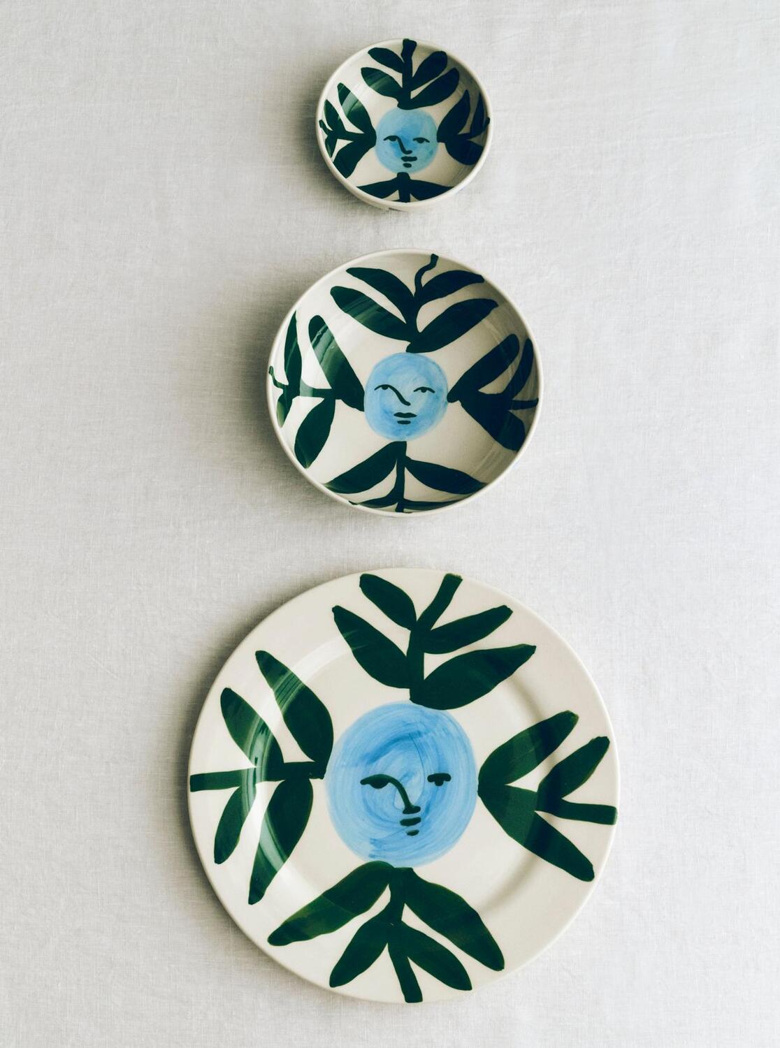 x Emma Kohlmann Moon Face Vine skål - Ø18 cm.