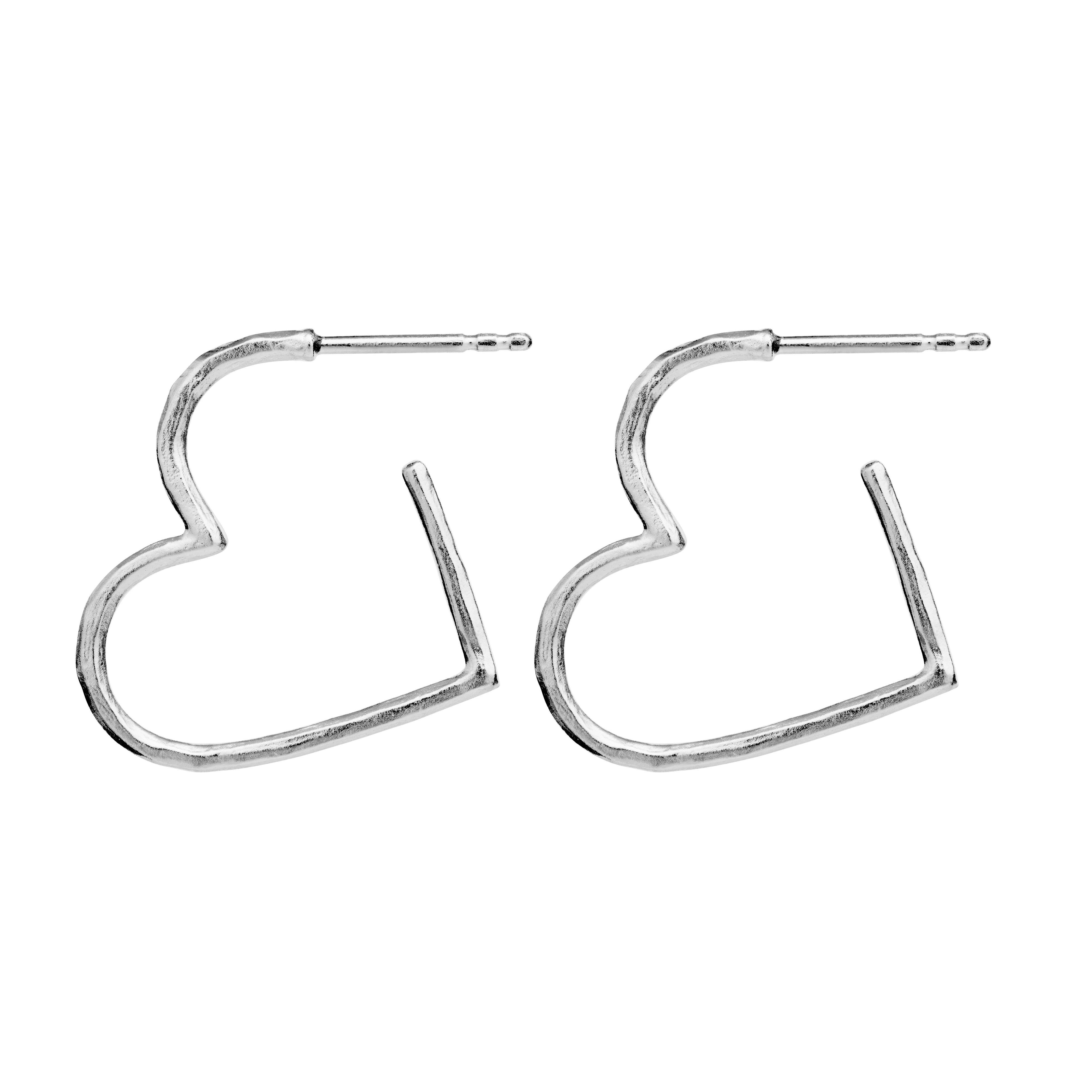 Laia Midi øreringe - sølv