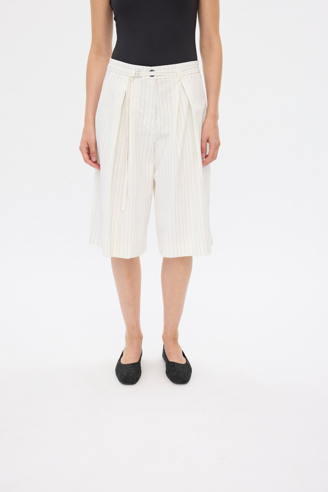 LanaFV shorts - Coconut Milk Stripe