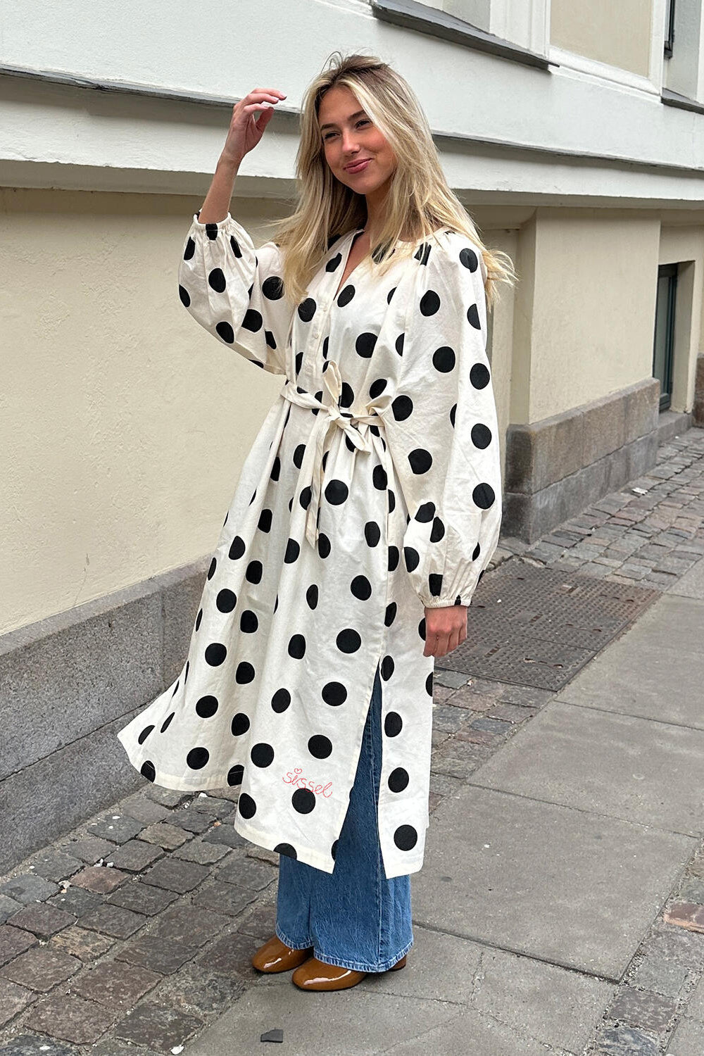 Lara kjole - Black Dot