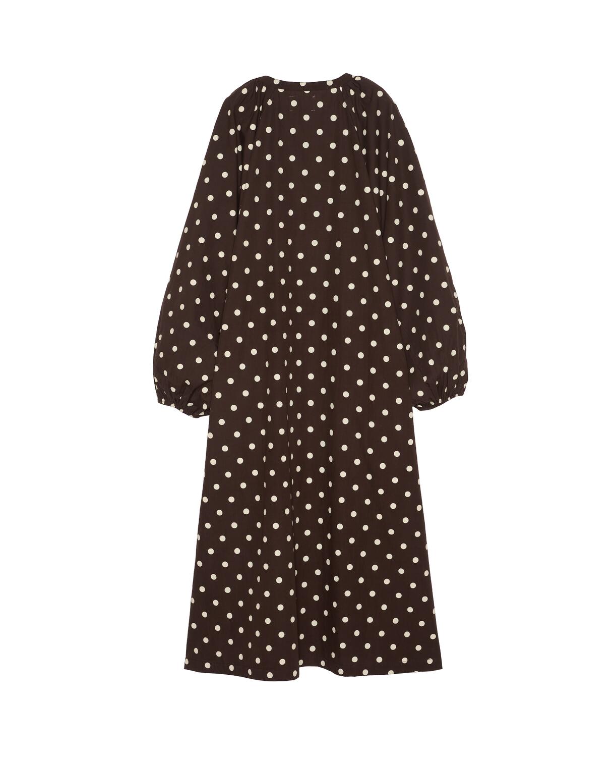Lara midikjole - Cream Dot