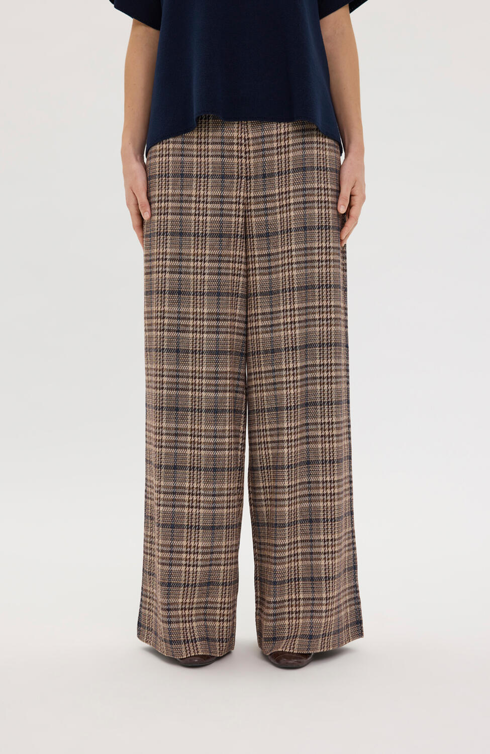 LauraFV bukser, Long - Lambrusco Check