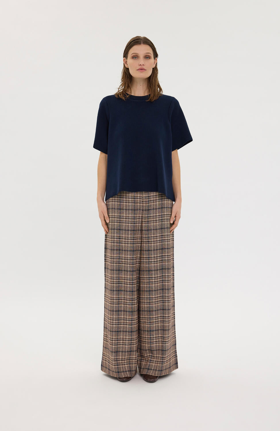 LauraFV bukser, Long - Lambrusco Check