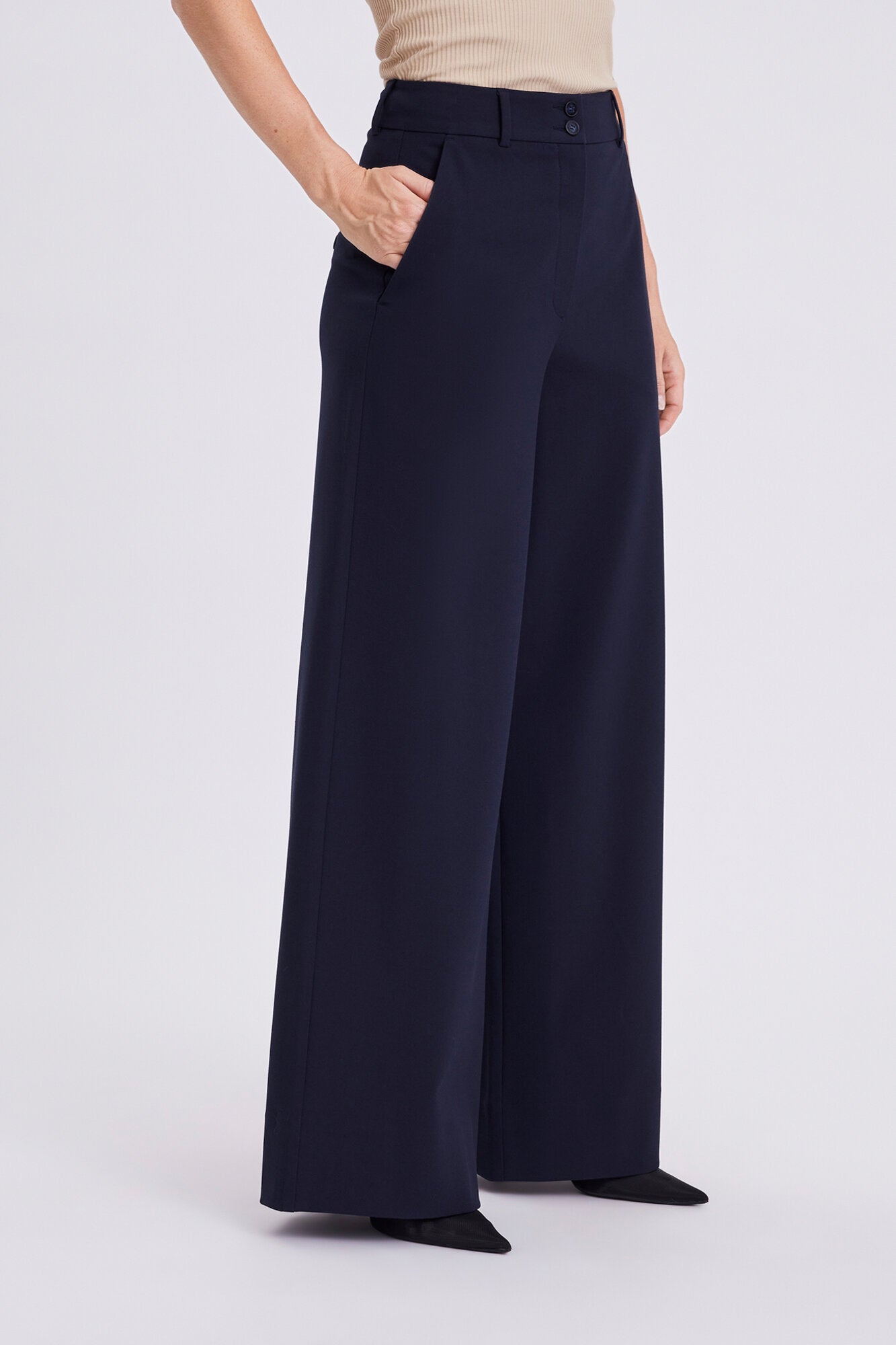 LauraFV bukser, Long - Navy