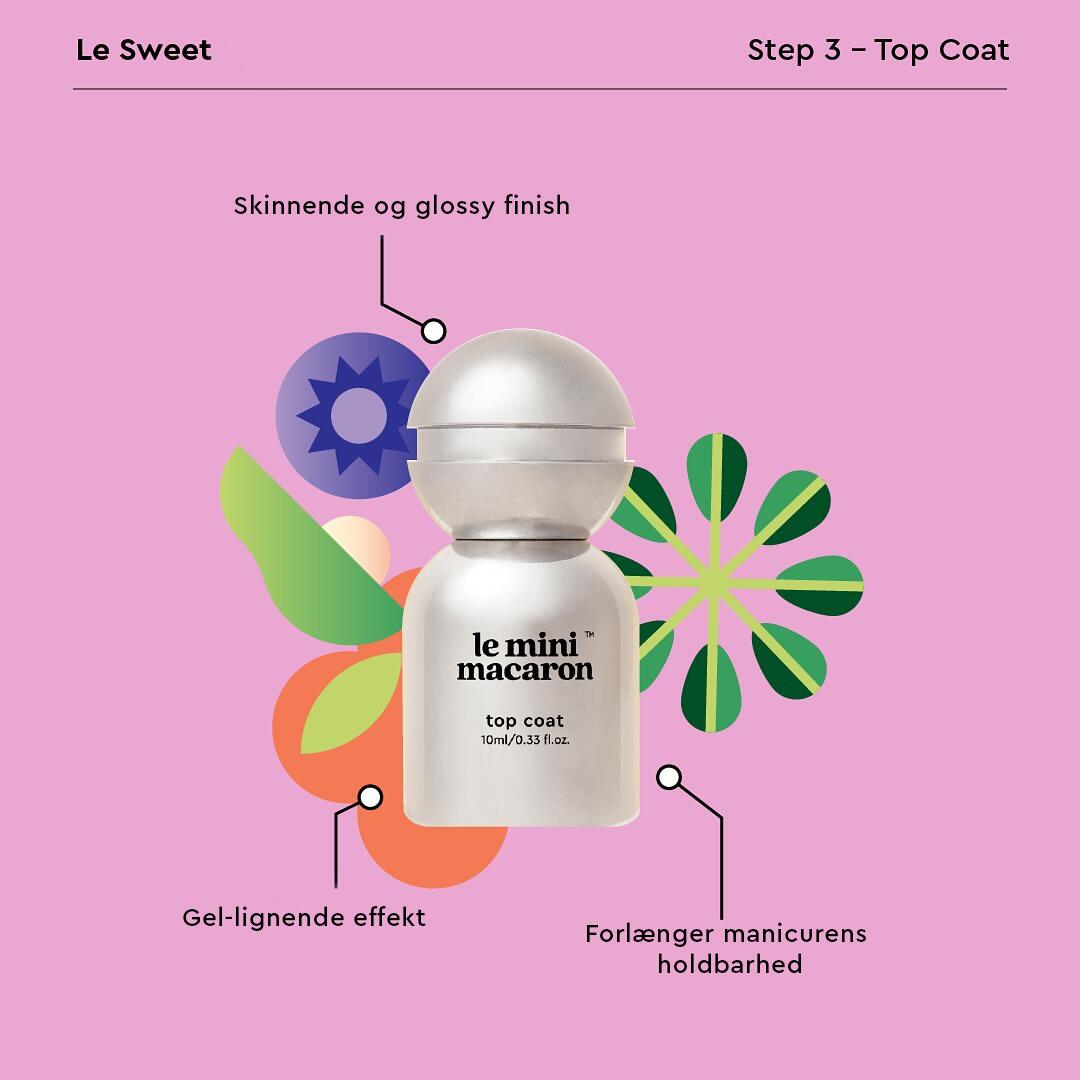 Le Sweet neglelak - Top Coat