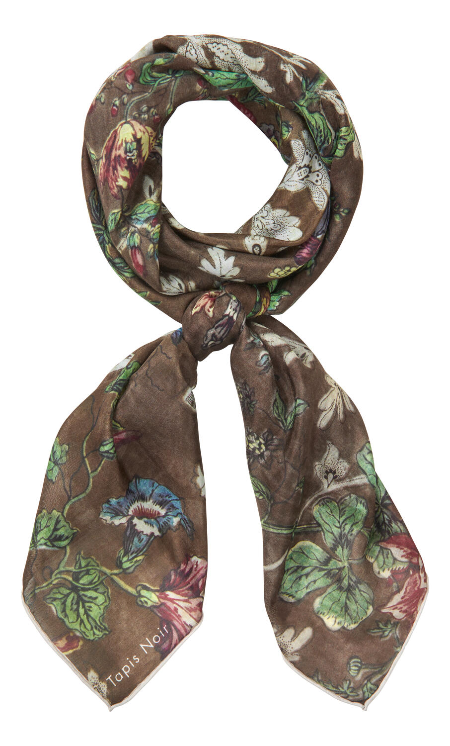 Light Eliza tørklæde - brun