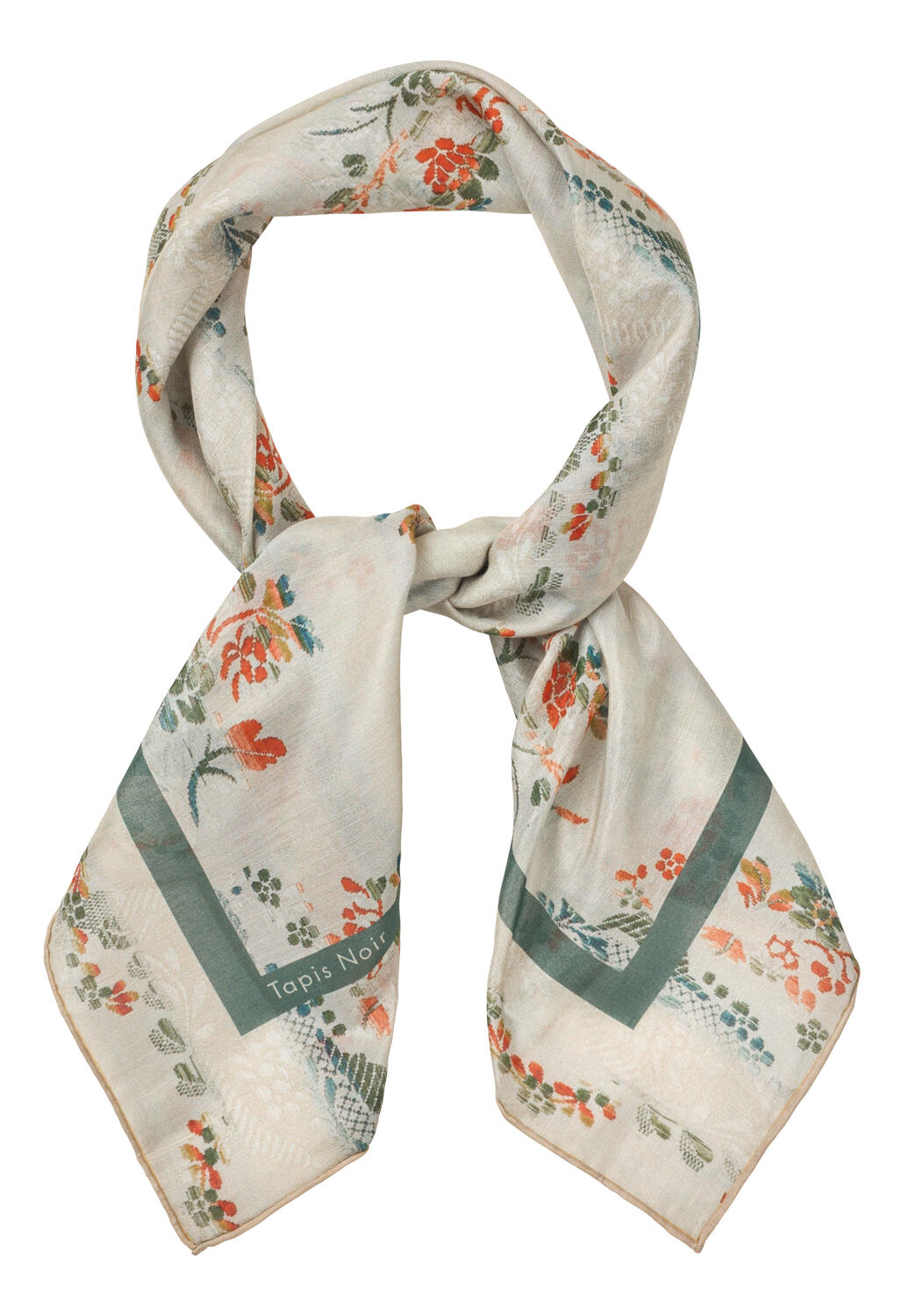 Light Small Evie tørklæde - hvid