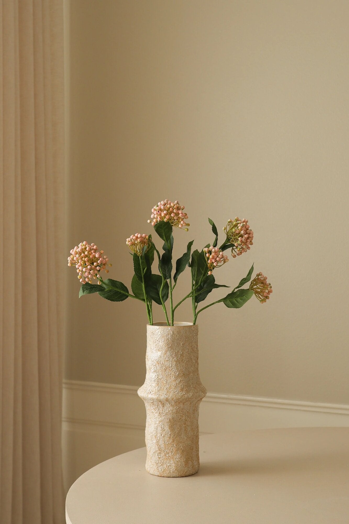 Kunstig Hortensia Berry gren - rosa