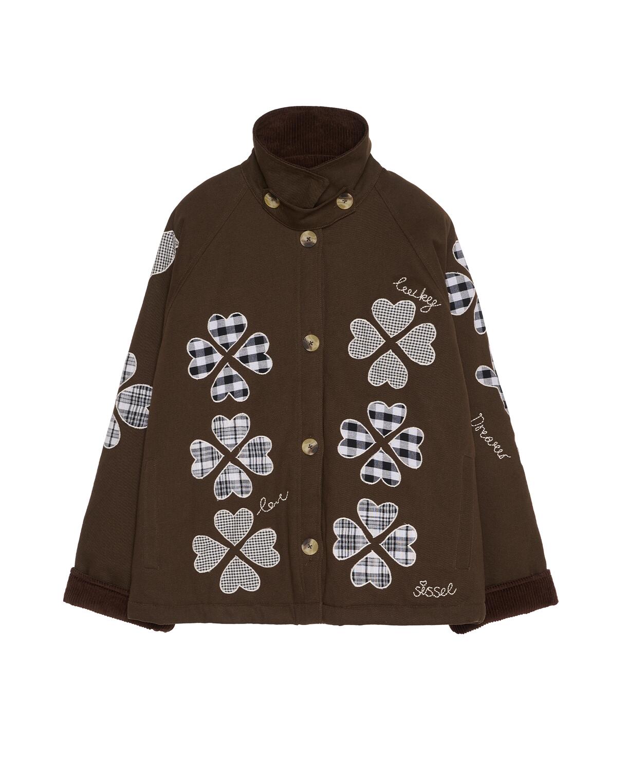 Lillibeth Overgangsjakke - Checked Brown