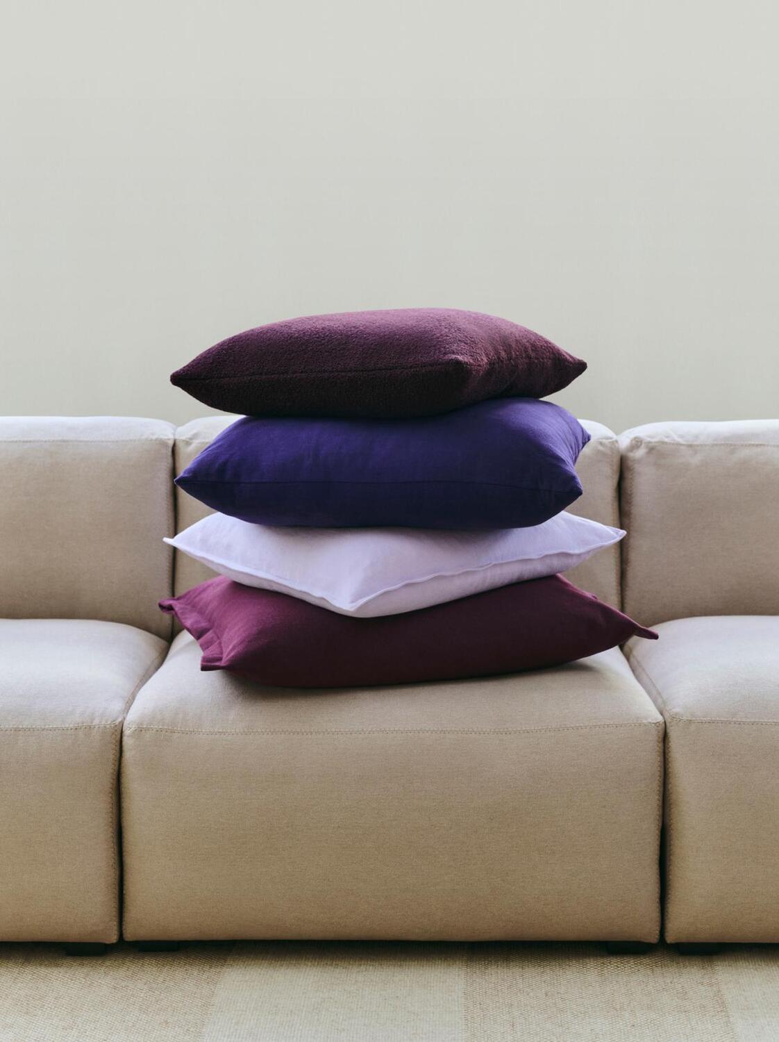 Texture pude, 50 x 50 cm - bordeaux