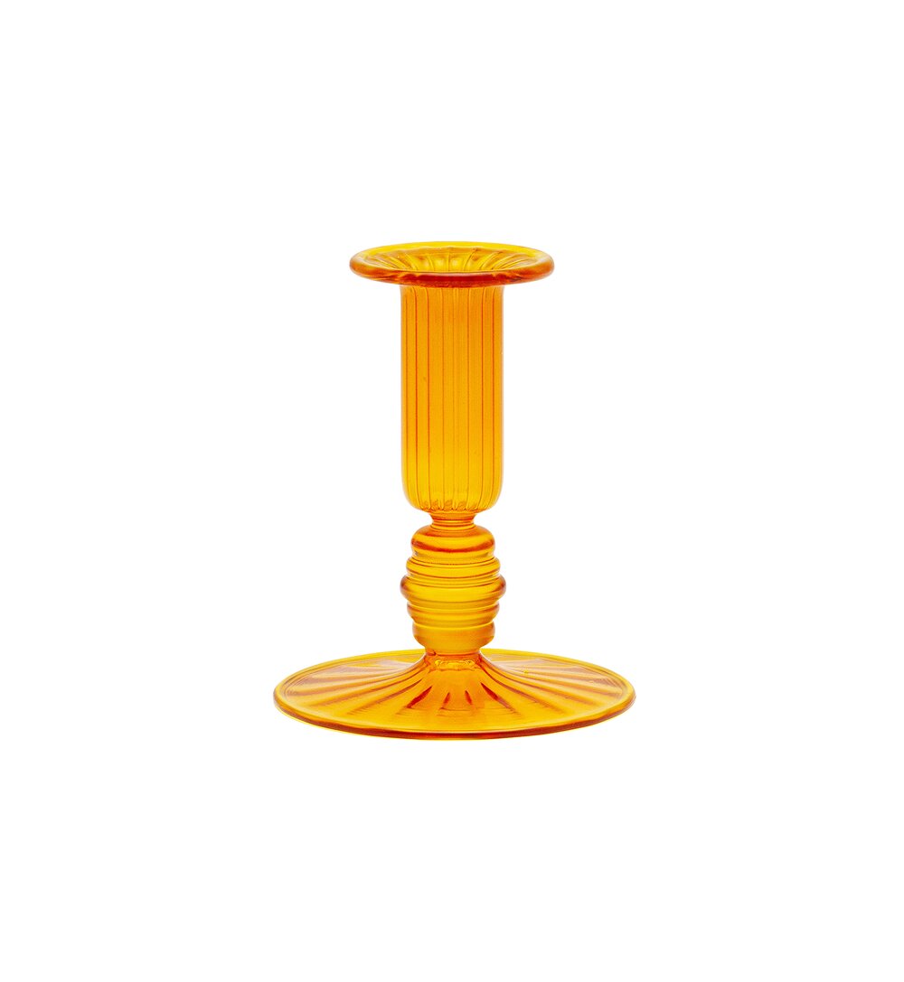 Liquid Gold lysestage, orange - H11 cm.
