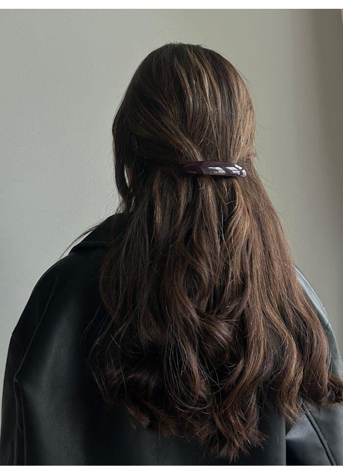 Lola barette hårspænde - Dark Berry