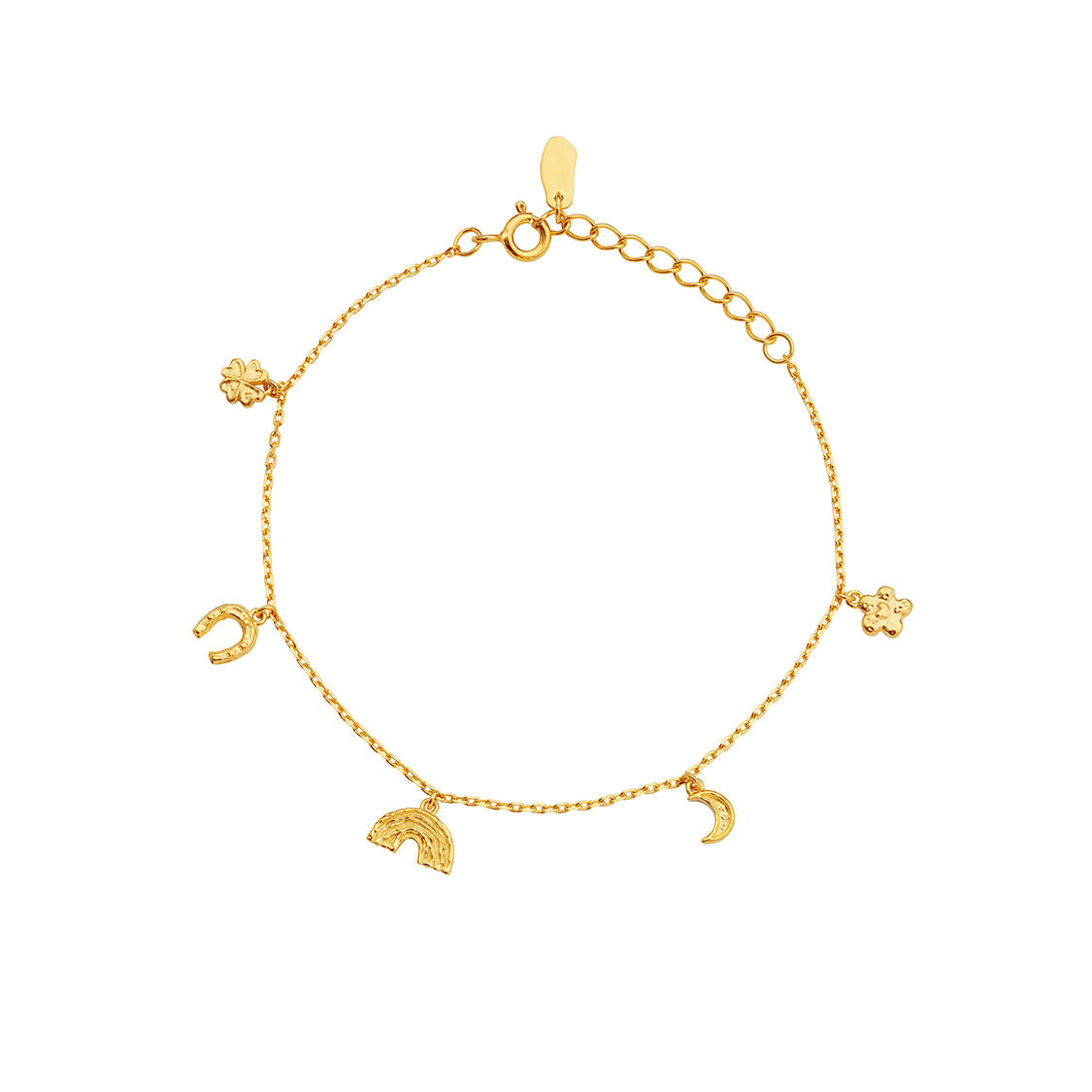 Lucky Charm armbånd - forgyldt