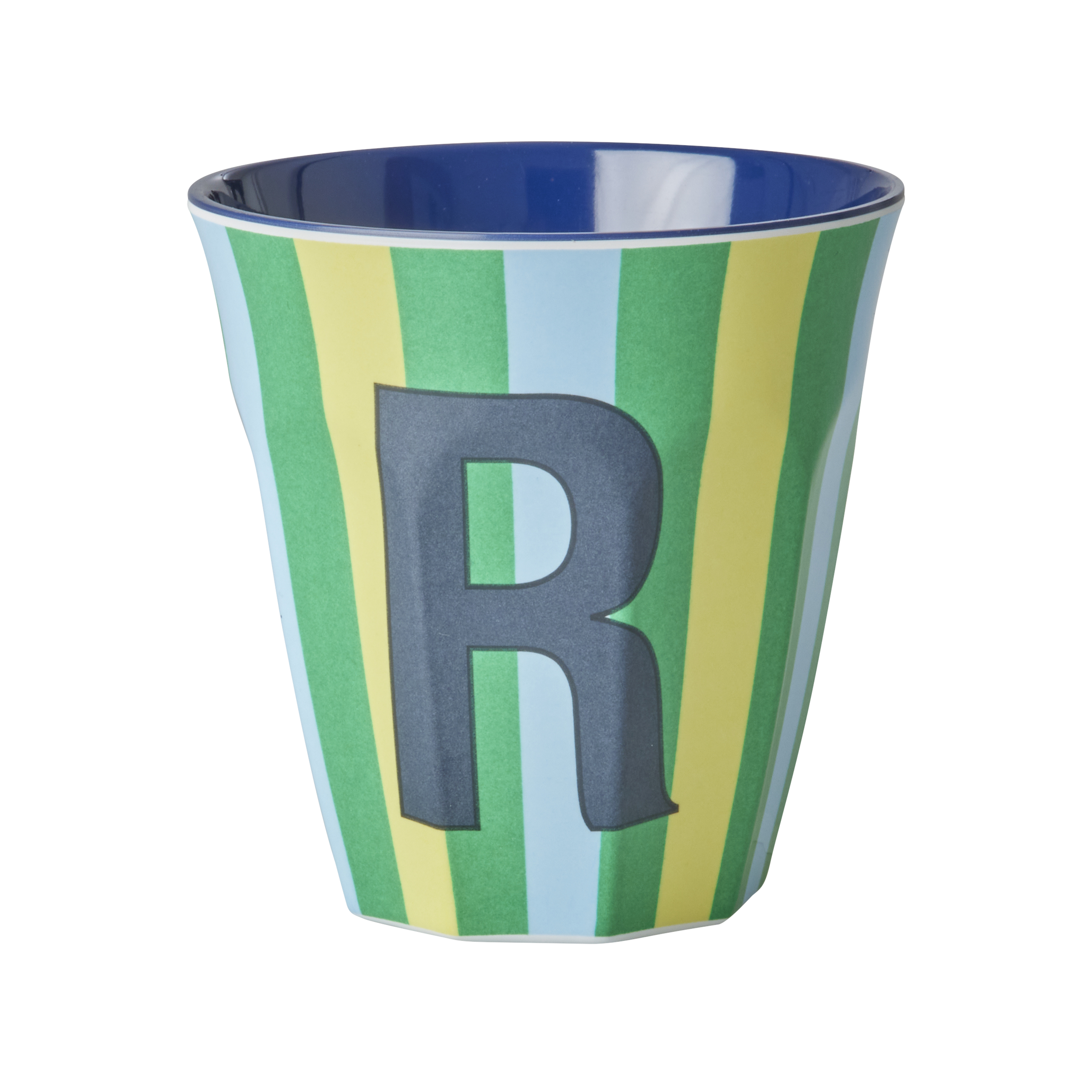 Melamine Alfabet kop, blå mix - 250 ml.