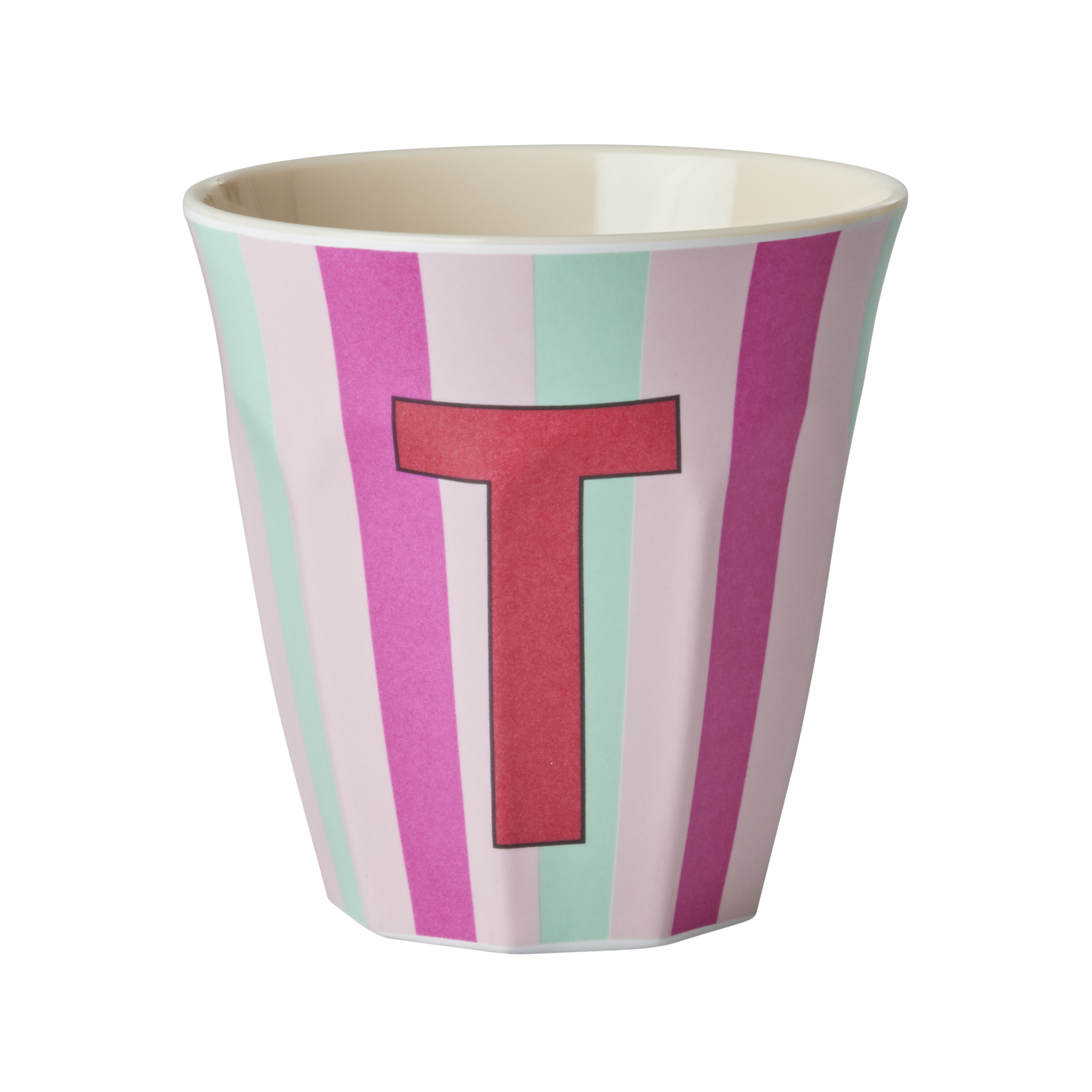 Melamine Alfabet kop, pink mix - 250 ml.