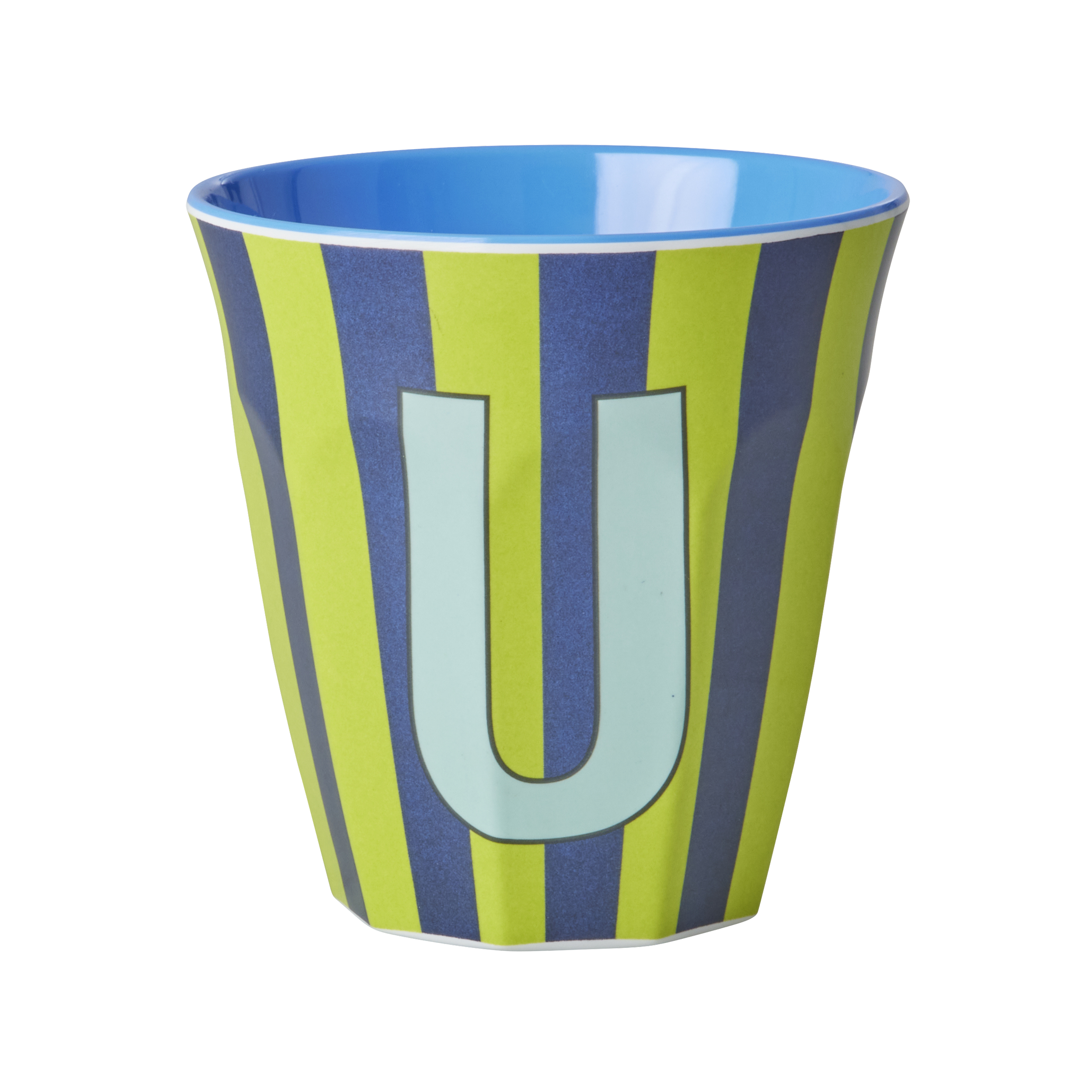 Melamine Alfabet kop, blå mix - 250 ml.