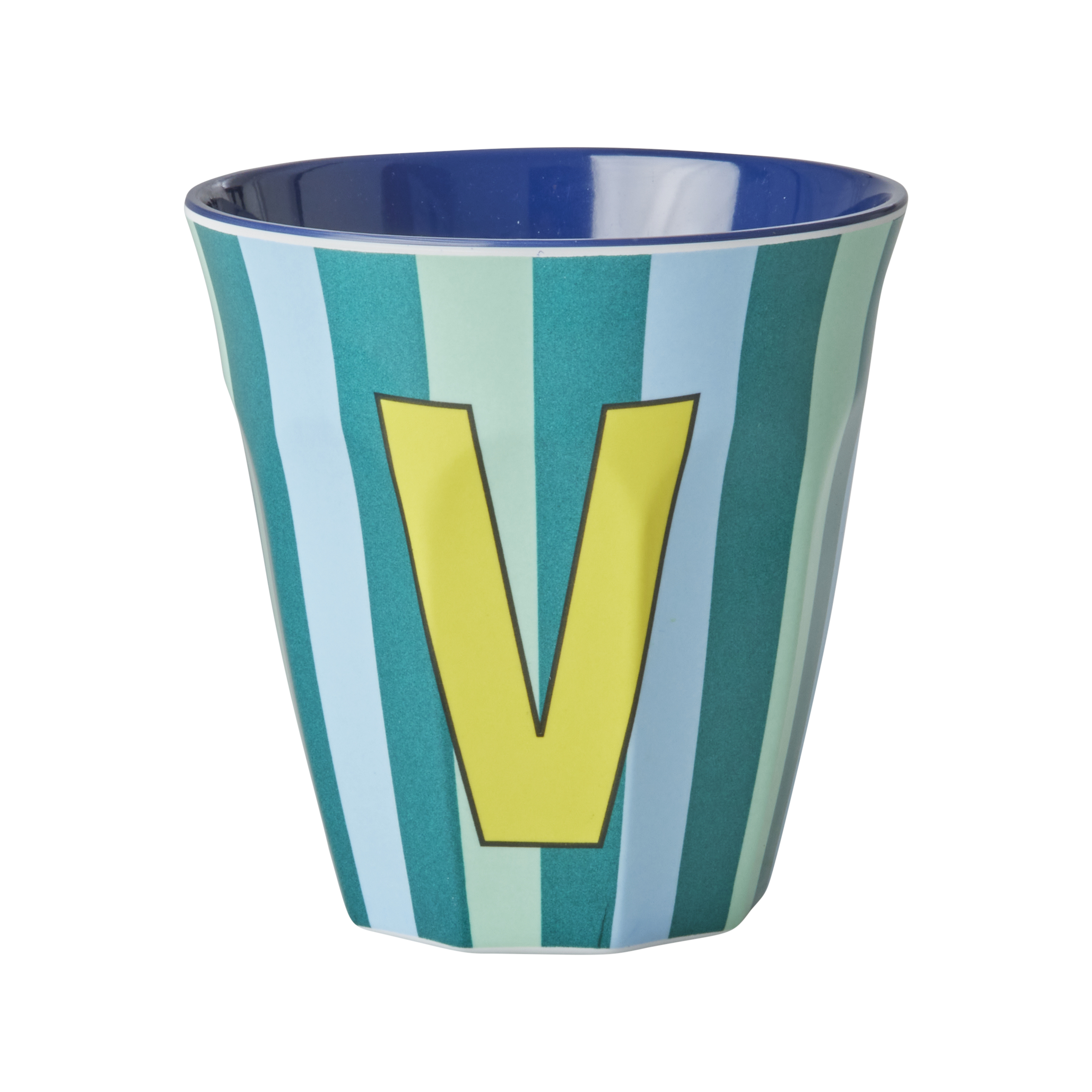 Melamine Alfabet kop, blå mix - 250 ml.