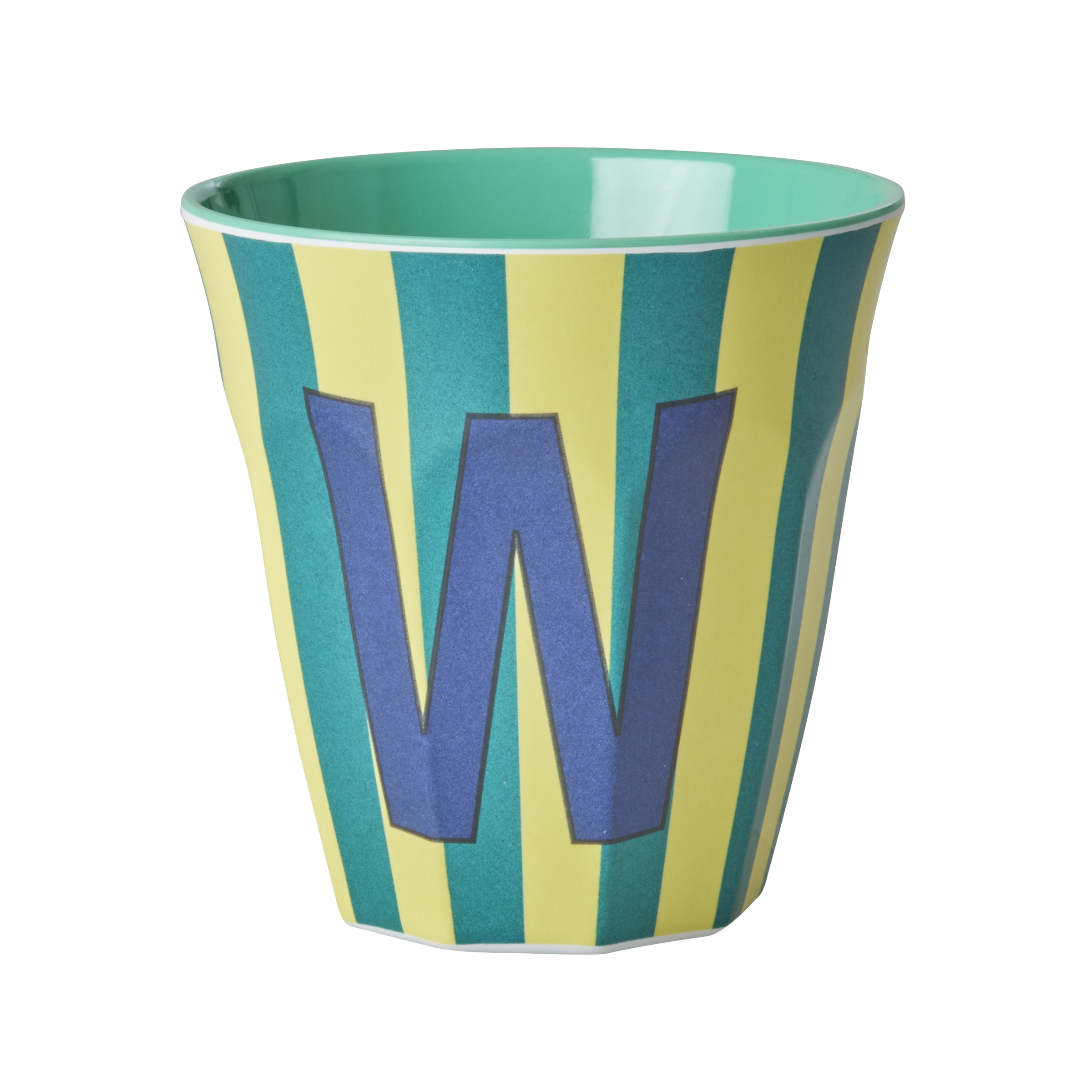 Melamine Alfabet kop, blå mix - 250 ml.