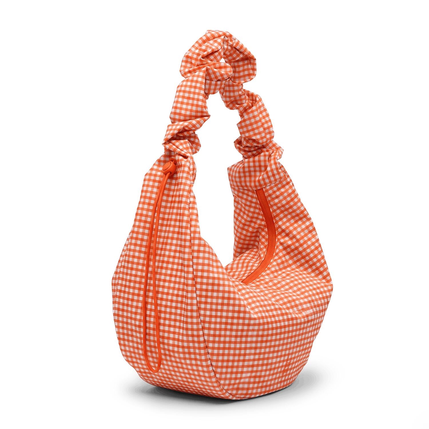 Moon Ruffle taske - Vichy Hot Coral