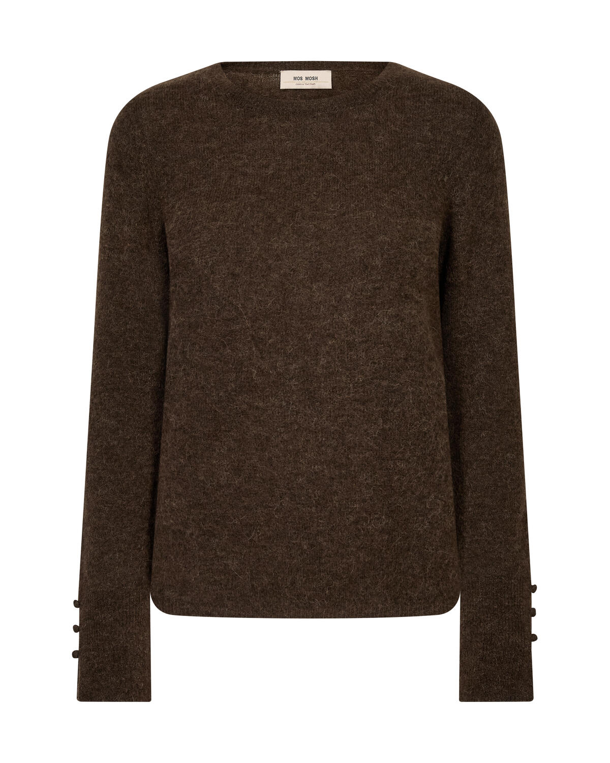 Mape Sophia O-Neck uldstriktrøje – Delicioso