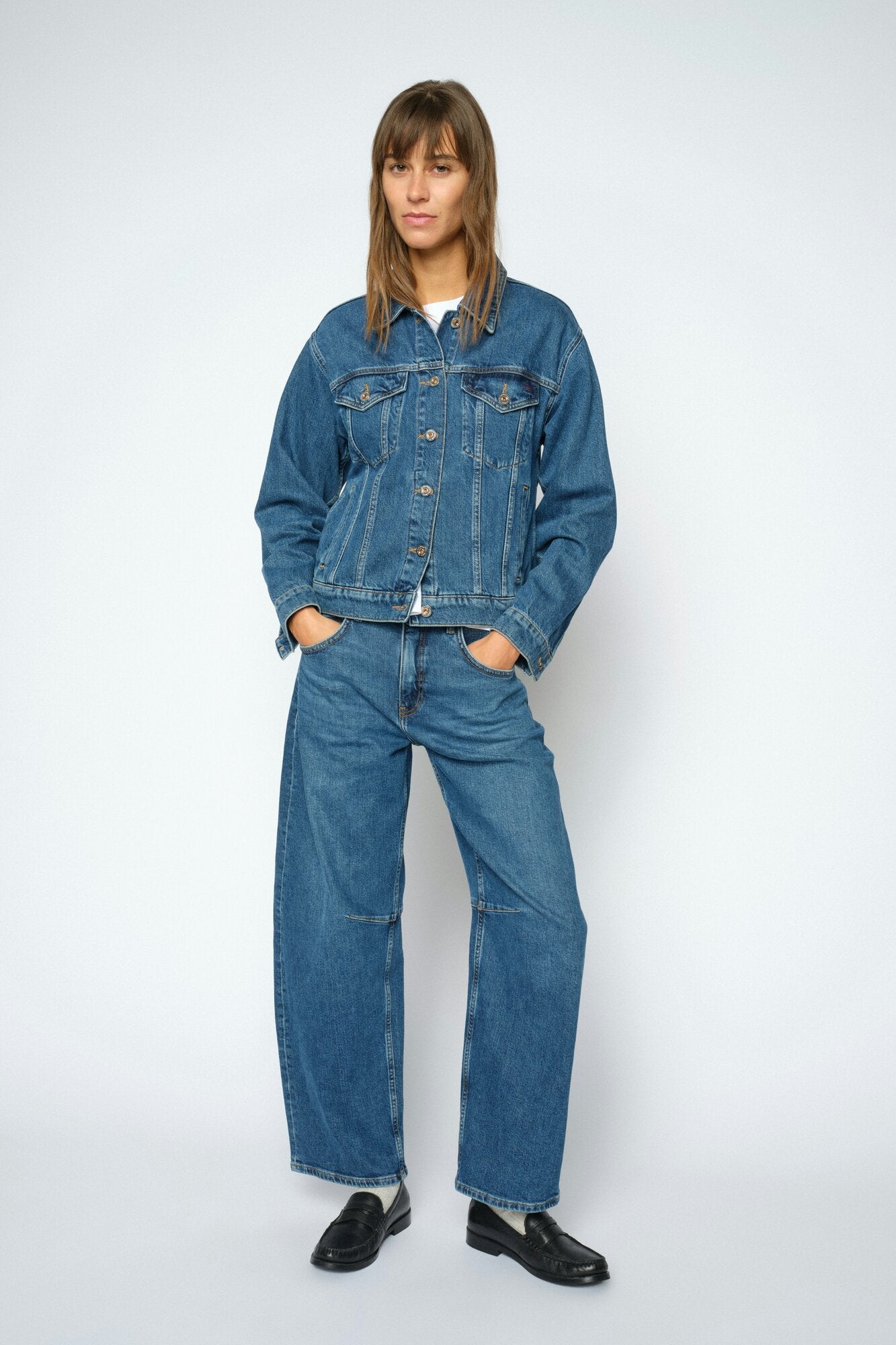 MMTess Authentic barrel Jeans - blue