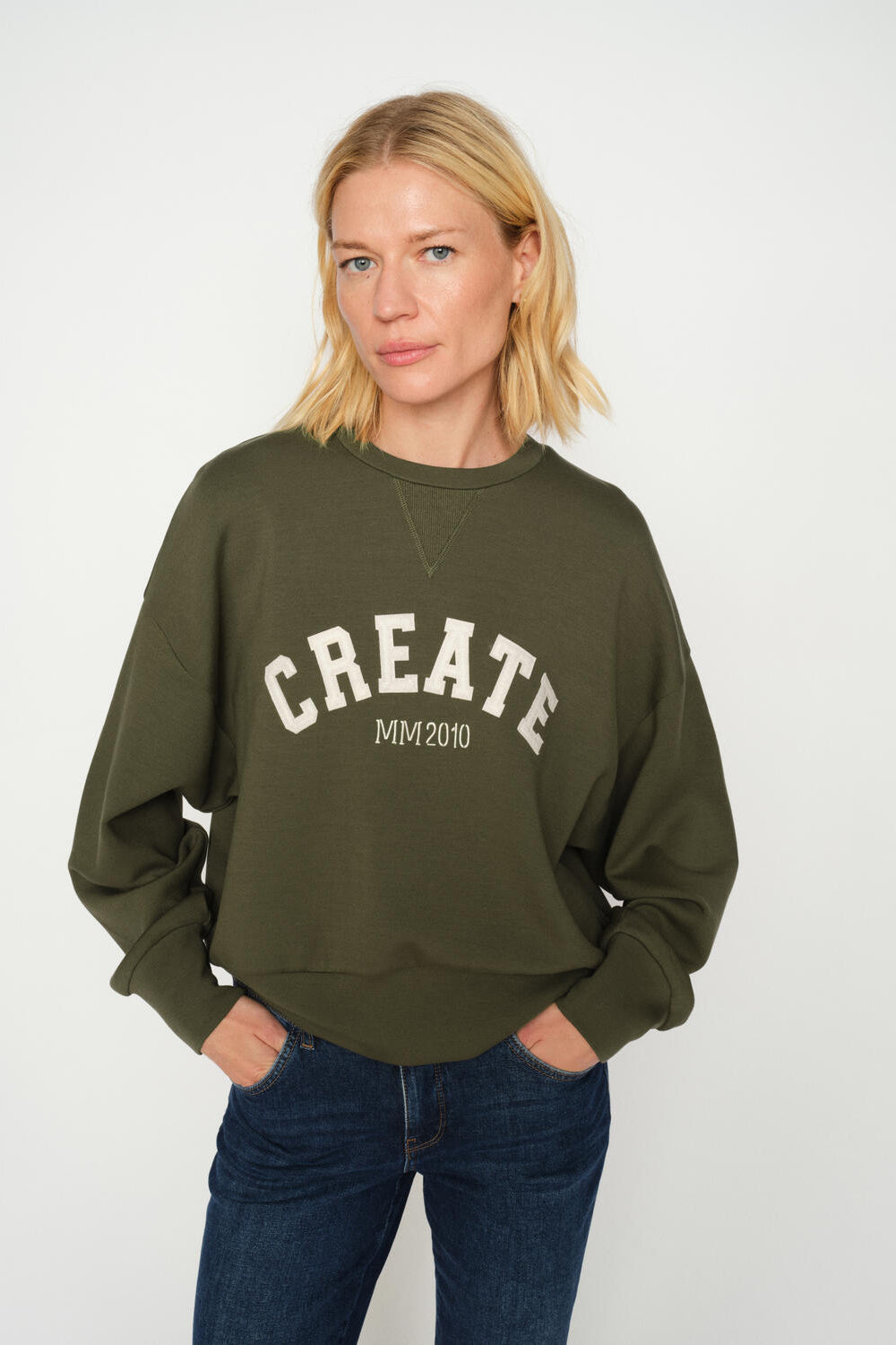 Celli sweatshirt - Olive Night