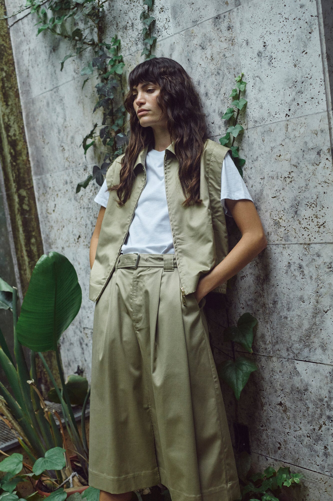 Koda Billie midi nederdel – Twill