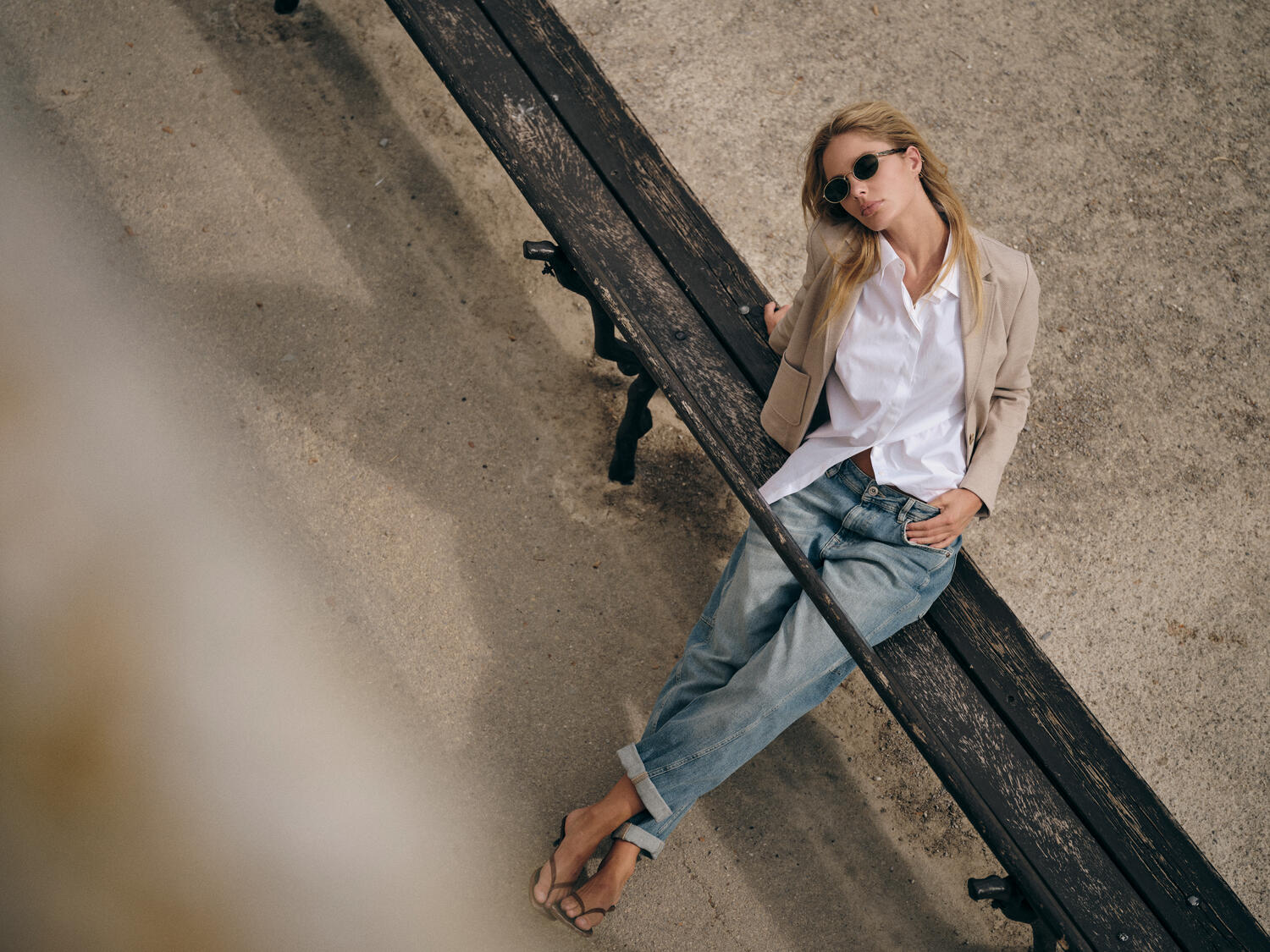 Enola Cotton skjorte – White