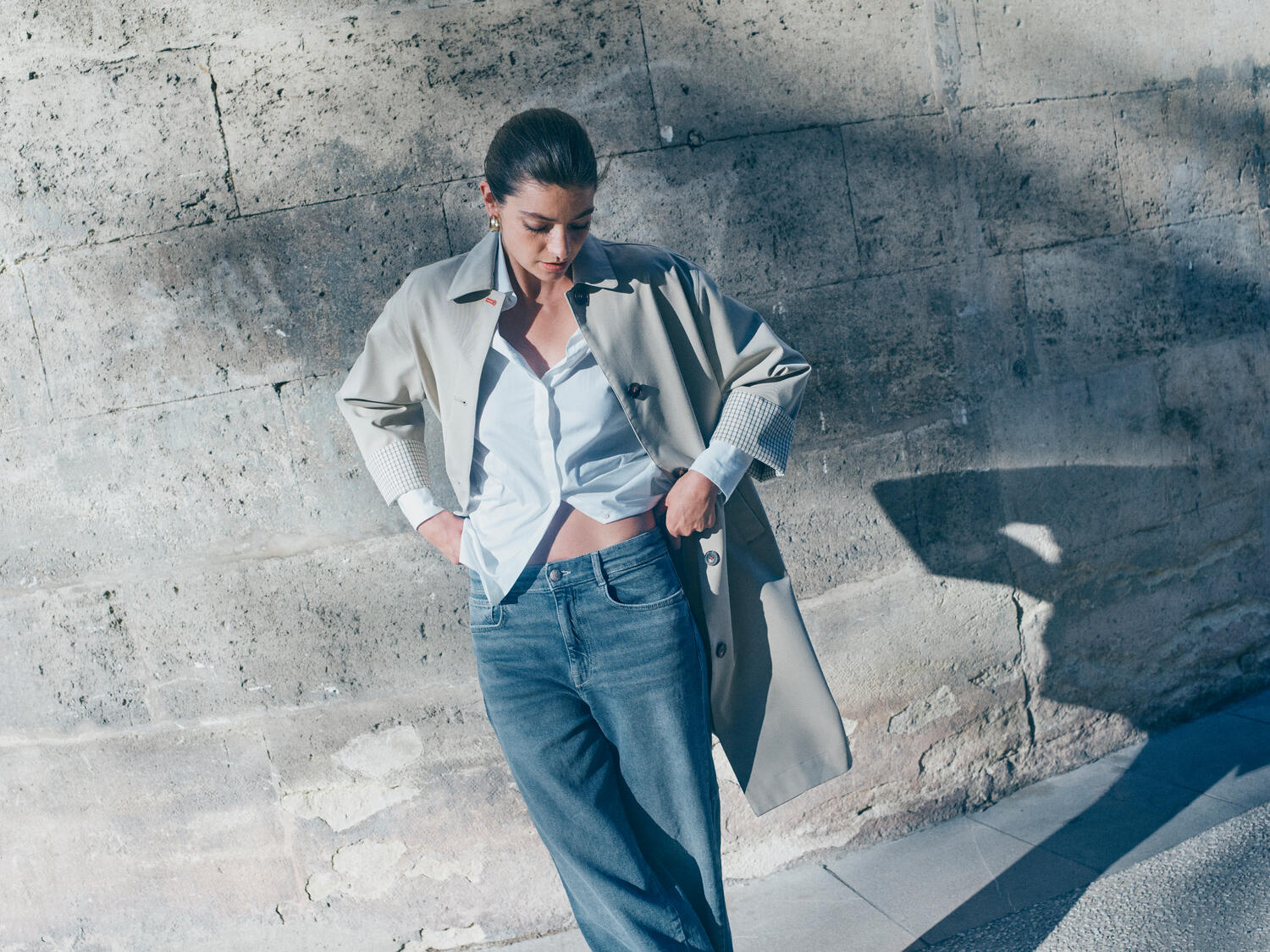 Enola Cotton skjorte – White