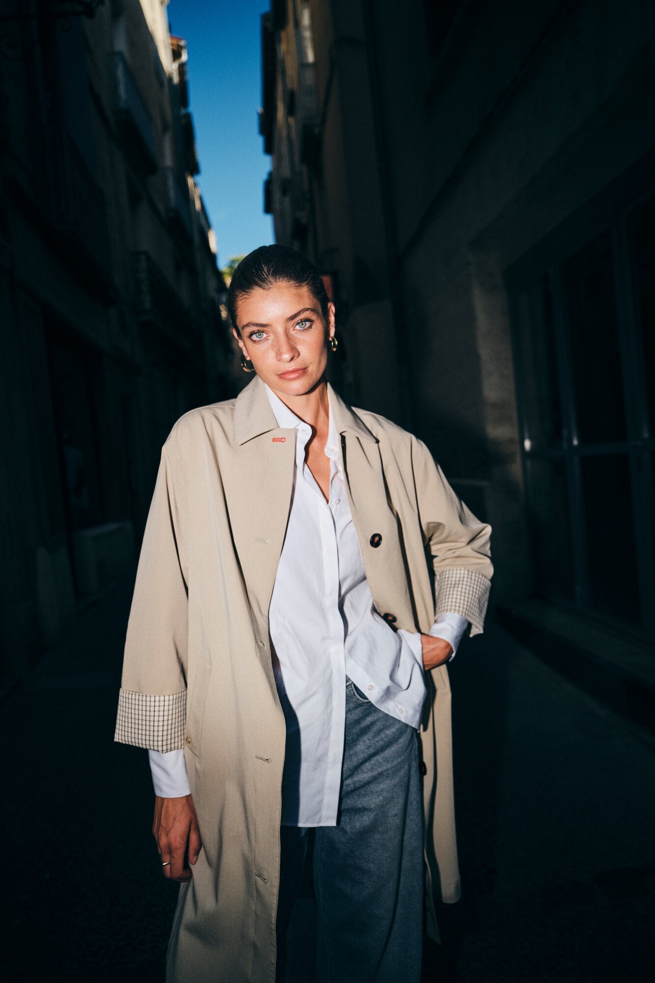 Riko Bora trenchcoat – Twill