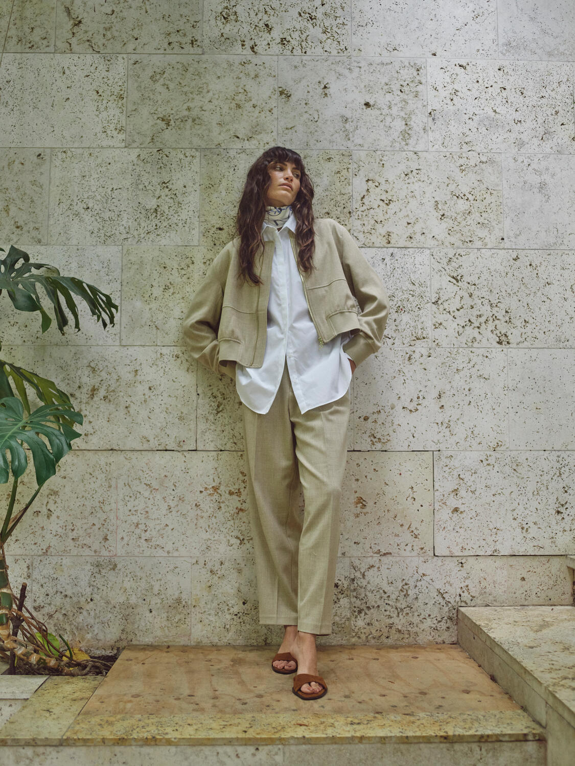 Enola Cotton skjorte – White