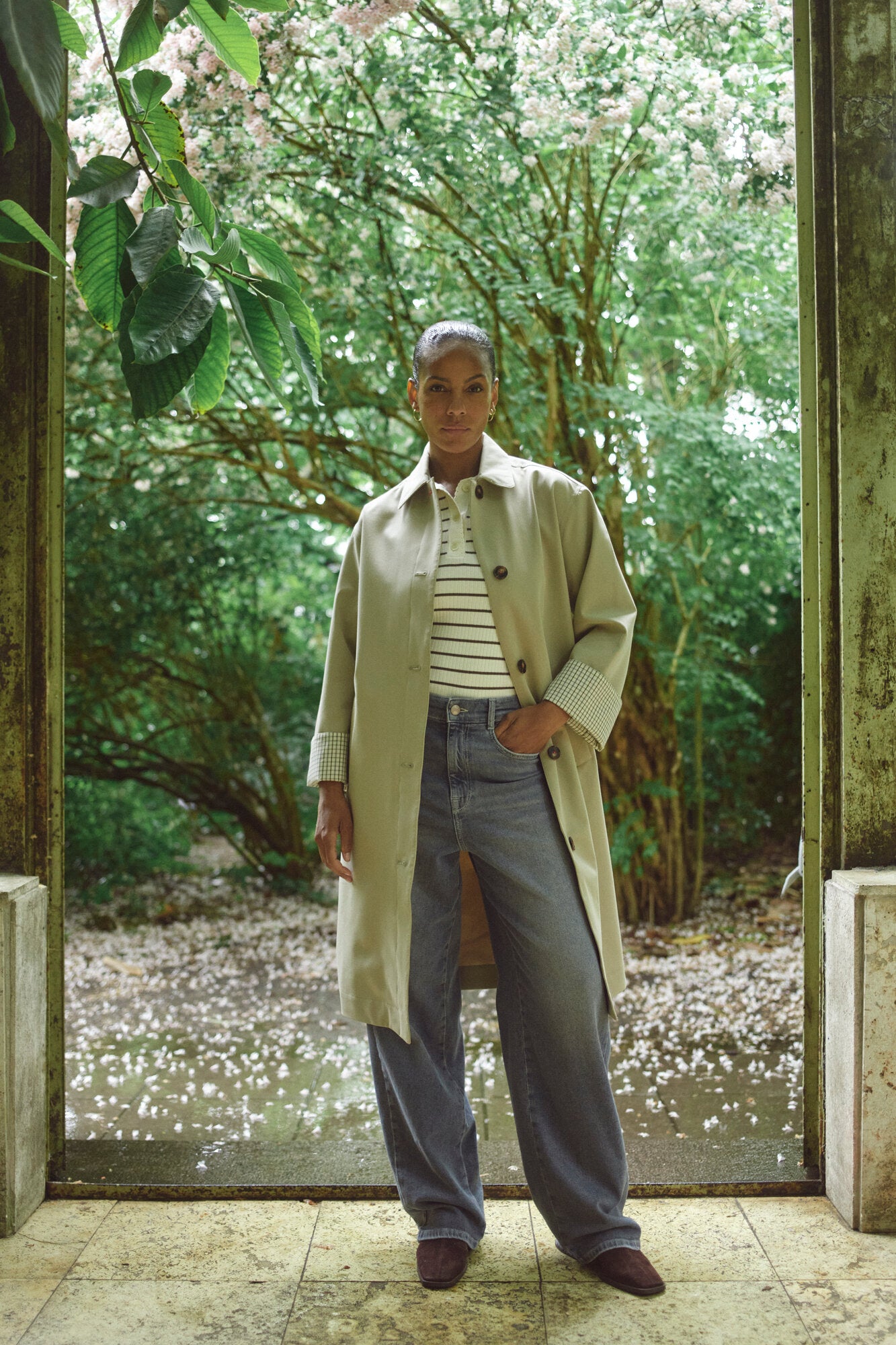 Riko Bora trenchcoat – Twill