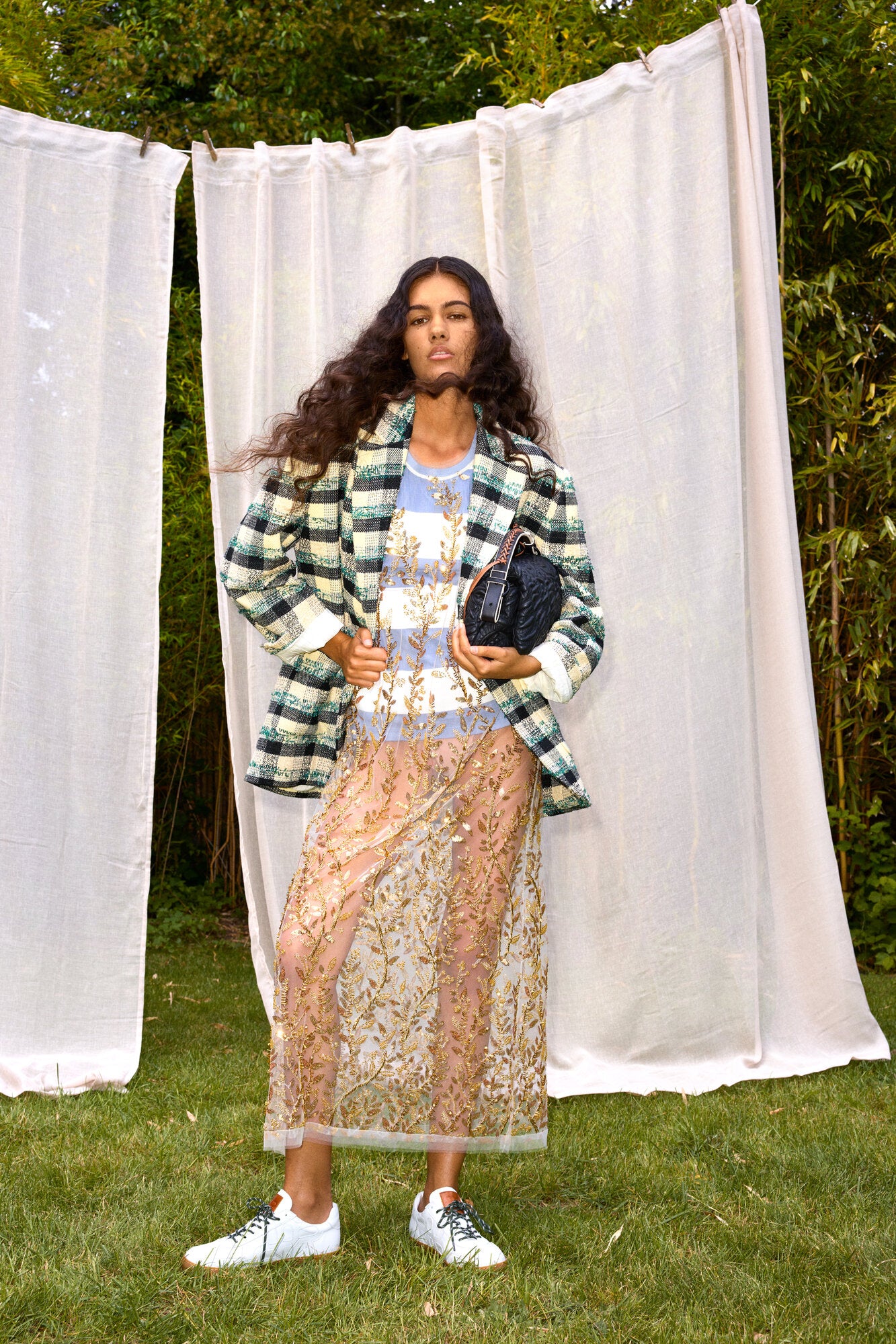 Barika kjole - guldfarvet