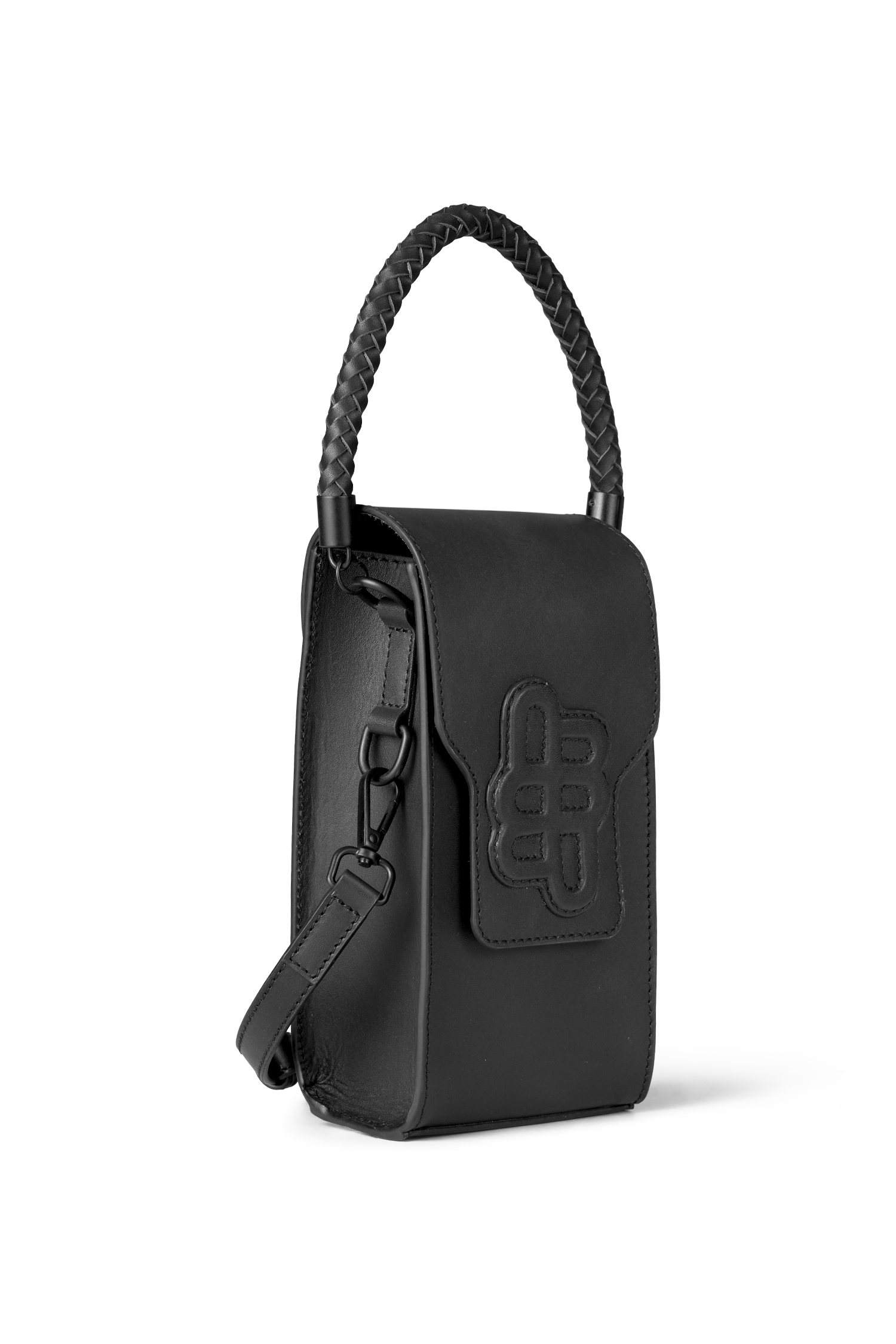 Lavilla lædertaske  - sort