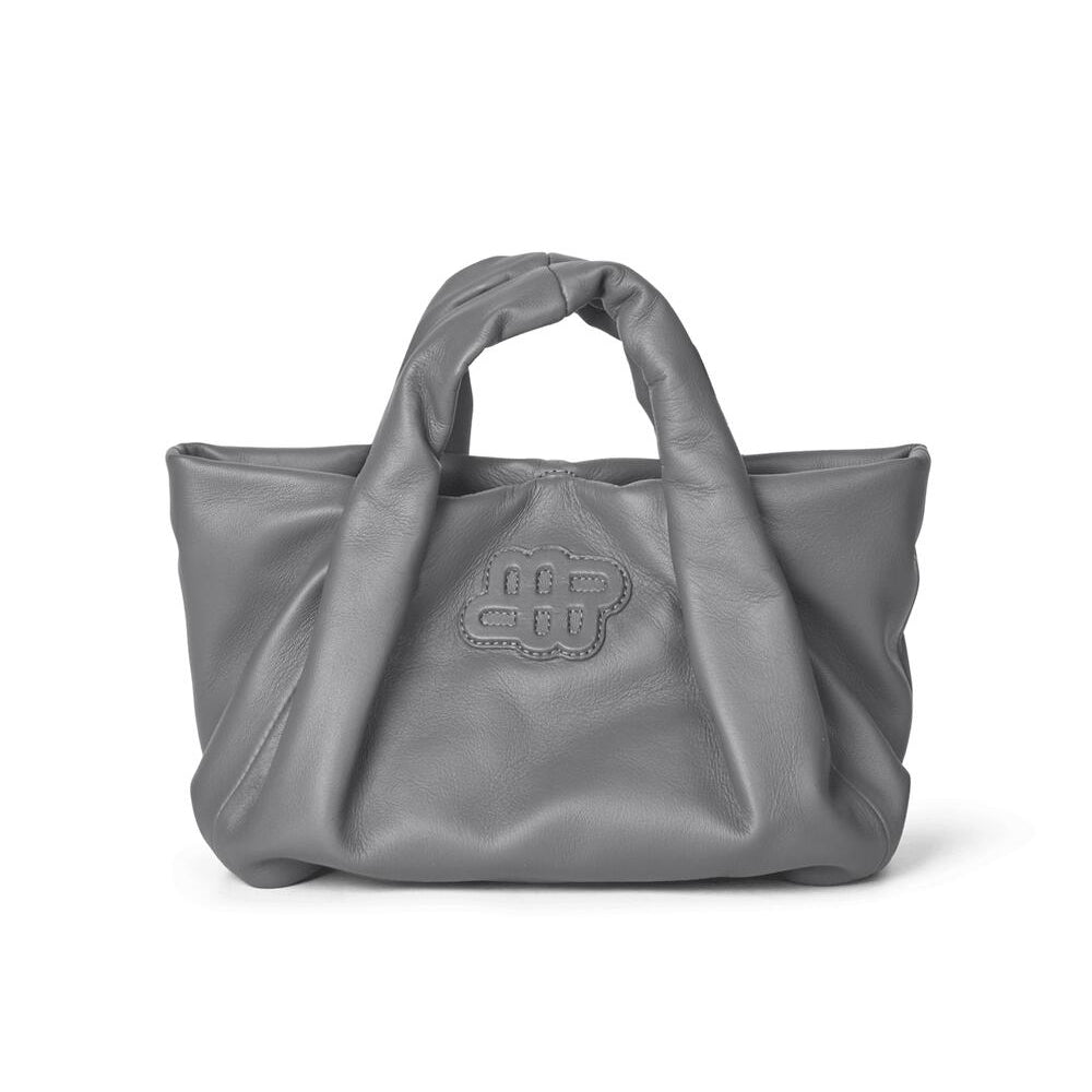 Lix lædertaske - grå
