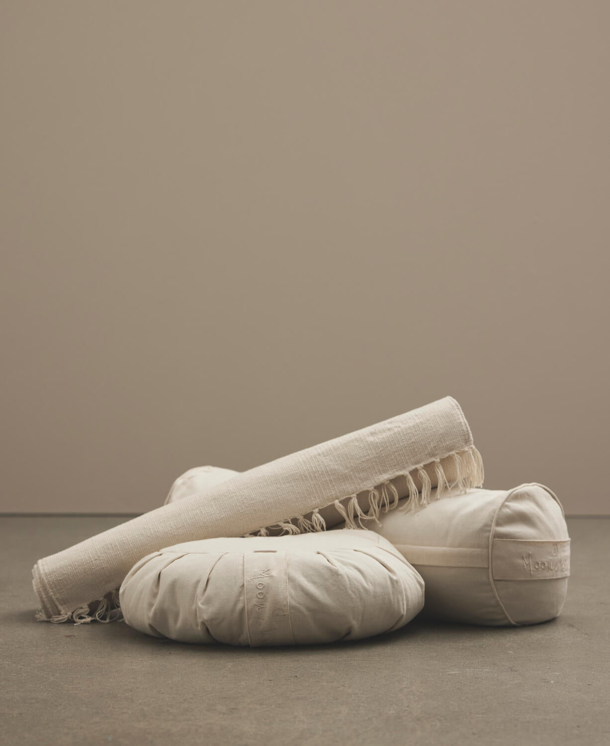 Yoga Bolster, Natural - L63 cm