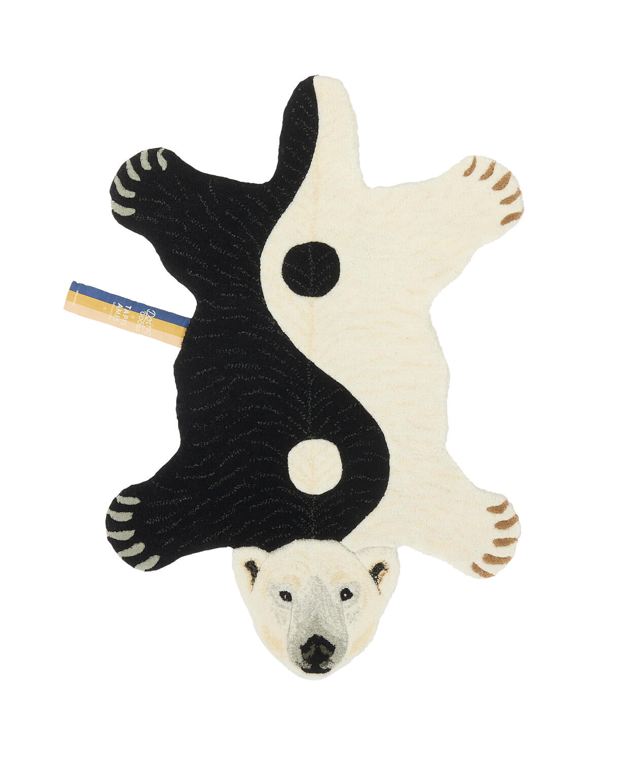 Mara Yin Yang isbjørn gulvtæppe - Small