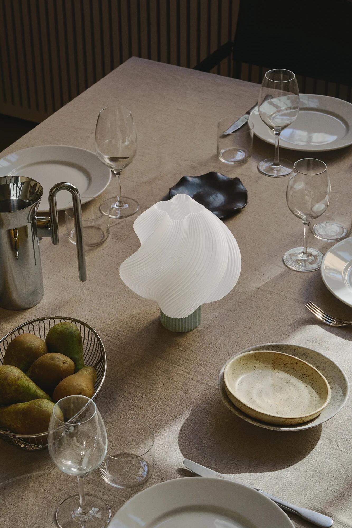 Soft Serve trådløs lampe, H23 cm - Matcha