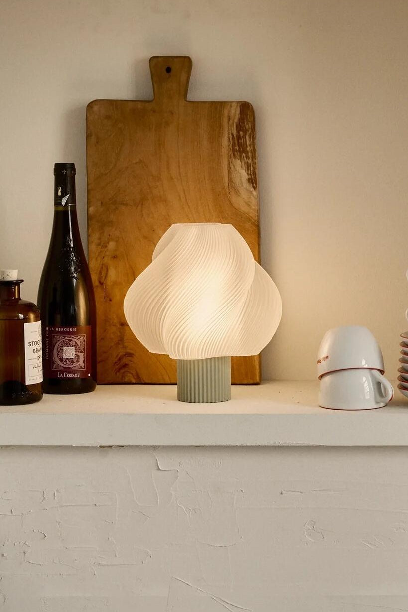 Soft Serve trådløs lampe, H23 cm - Matcha