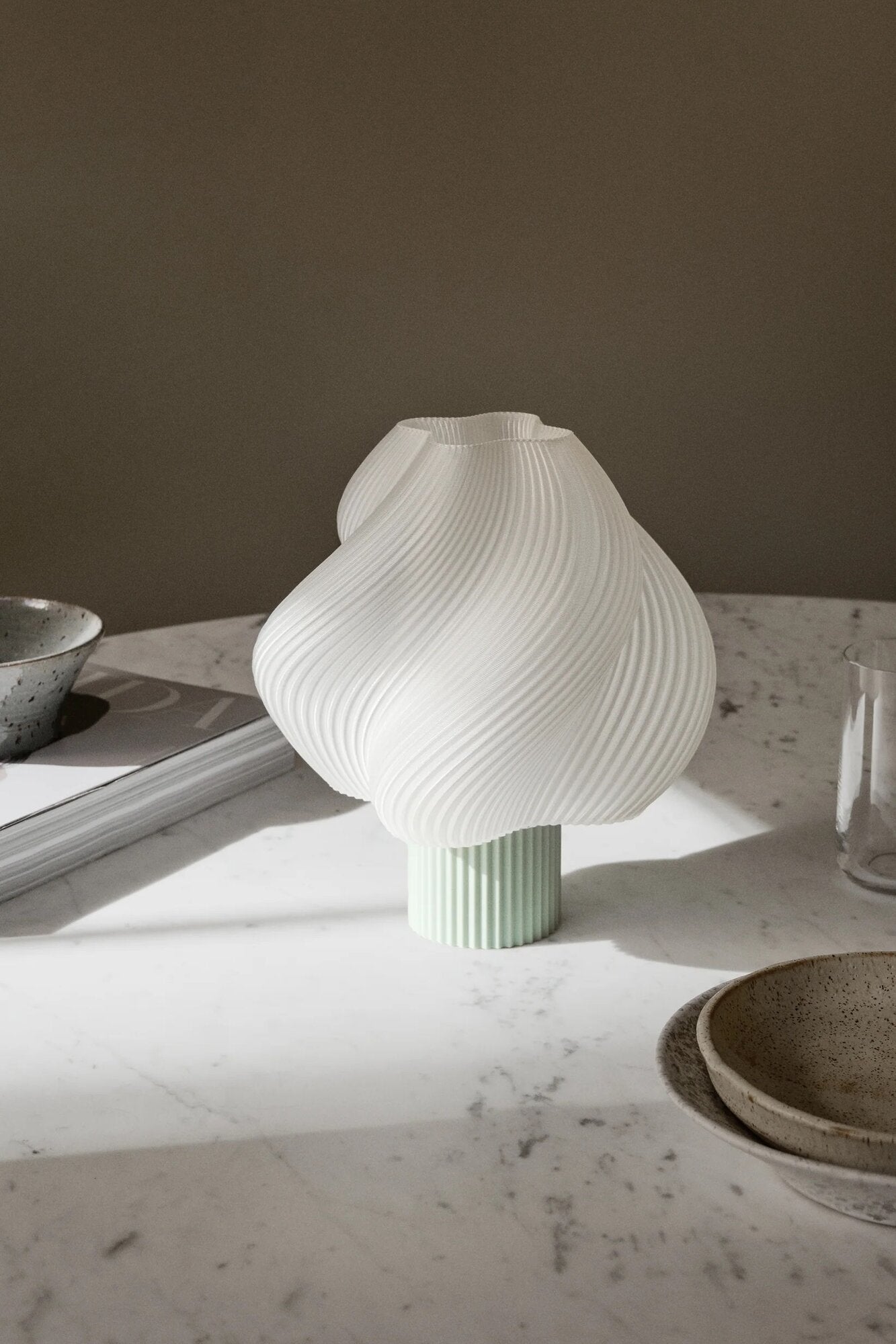 Soft Serve trådløs lampe, H23 cm - Matcha