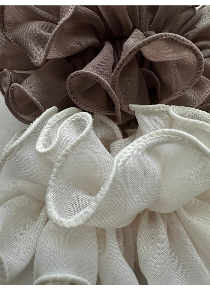 Mavis scrunchie - Ivory
