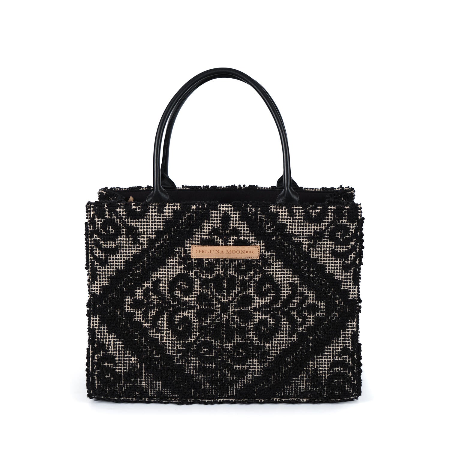 Tilos shopper, mellem - sort