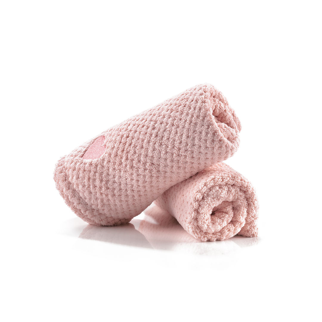 Hårhåndklæde - rosa