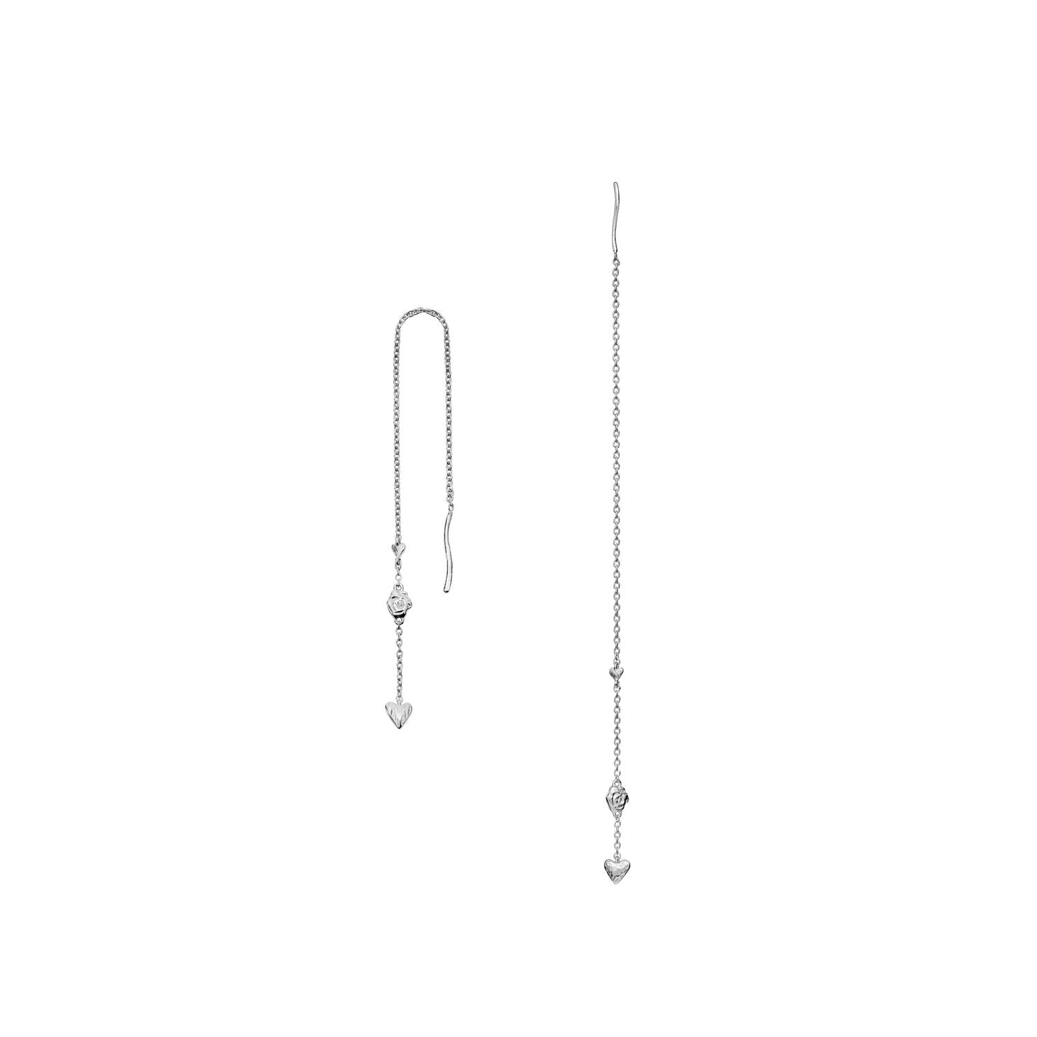 Milia hængeøreringe - sølv