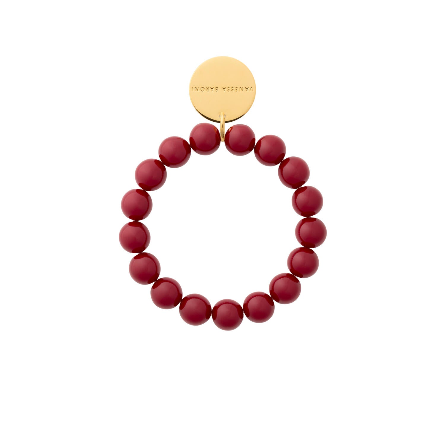 Mini Beads Flex armbånd - Bordeaux