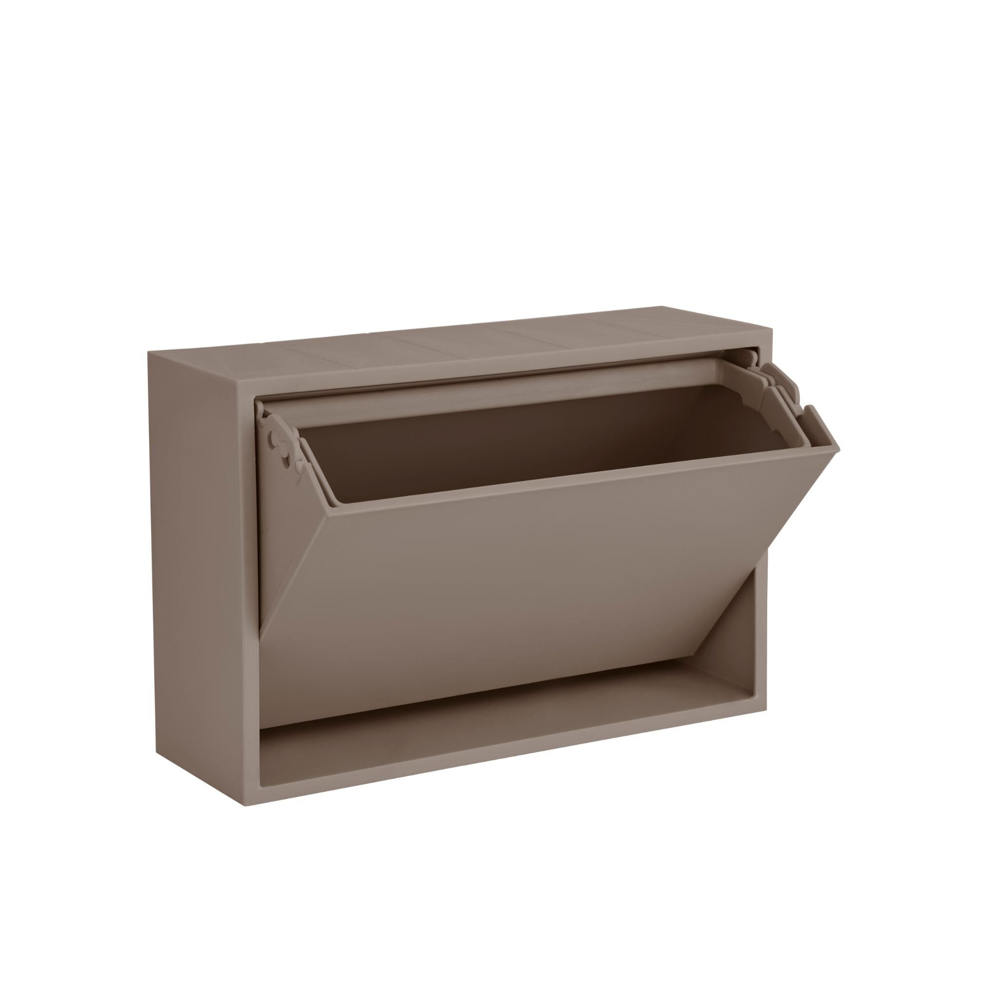 Mini Recycling Box - brun